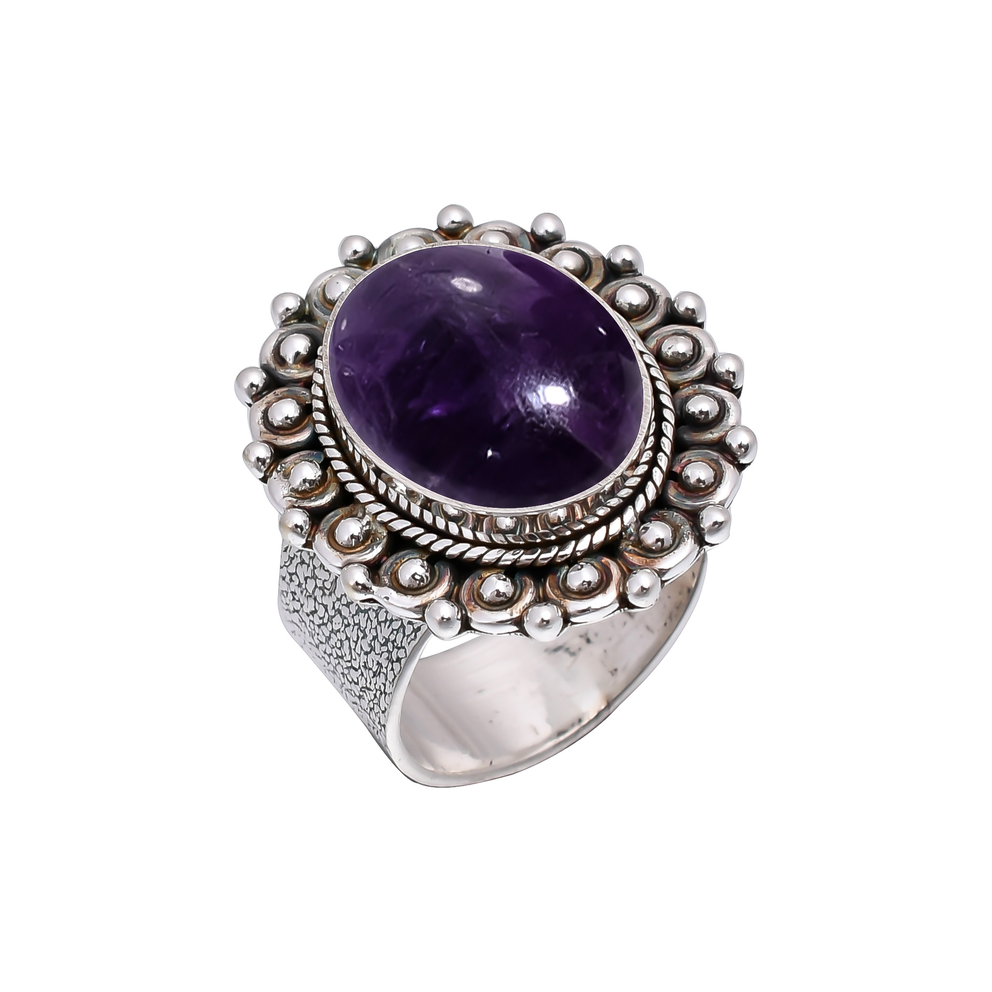 Purple Amethyst - Mashamba 925 Sterling Silver Ring