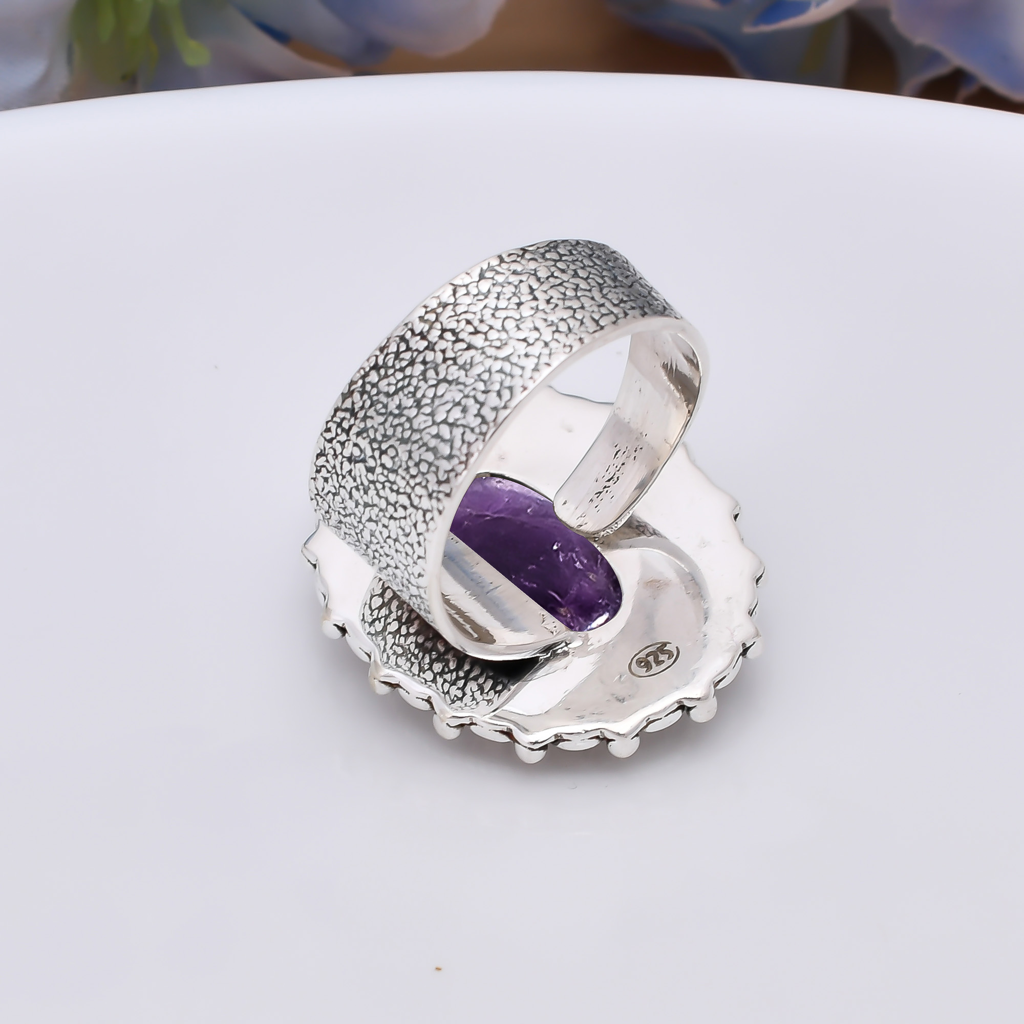 Purple Amethyst - Mashamba 925 Sterling Silver Ring