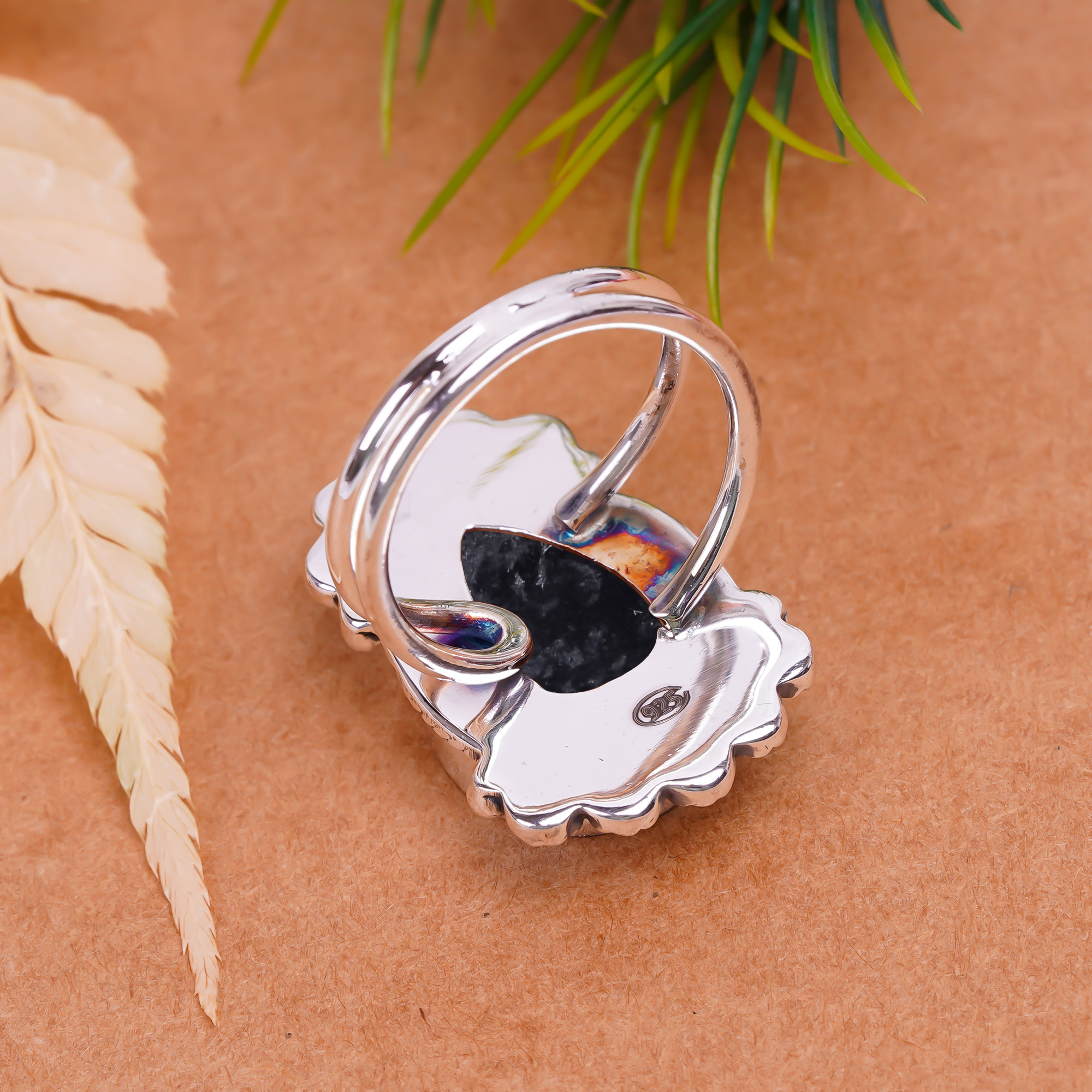 Black Onyx - Brazil Gemstone 925 Sterling Silver Ring