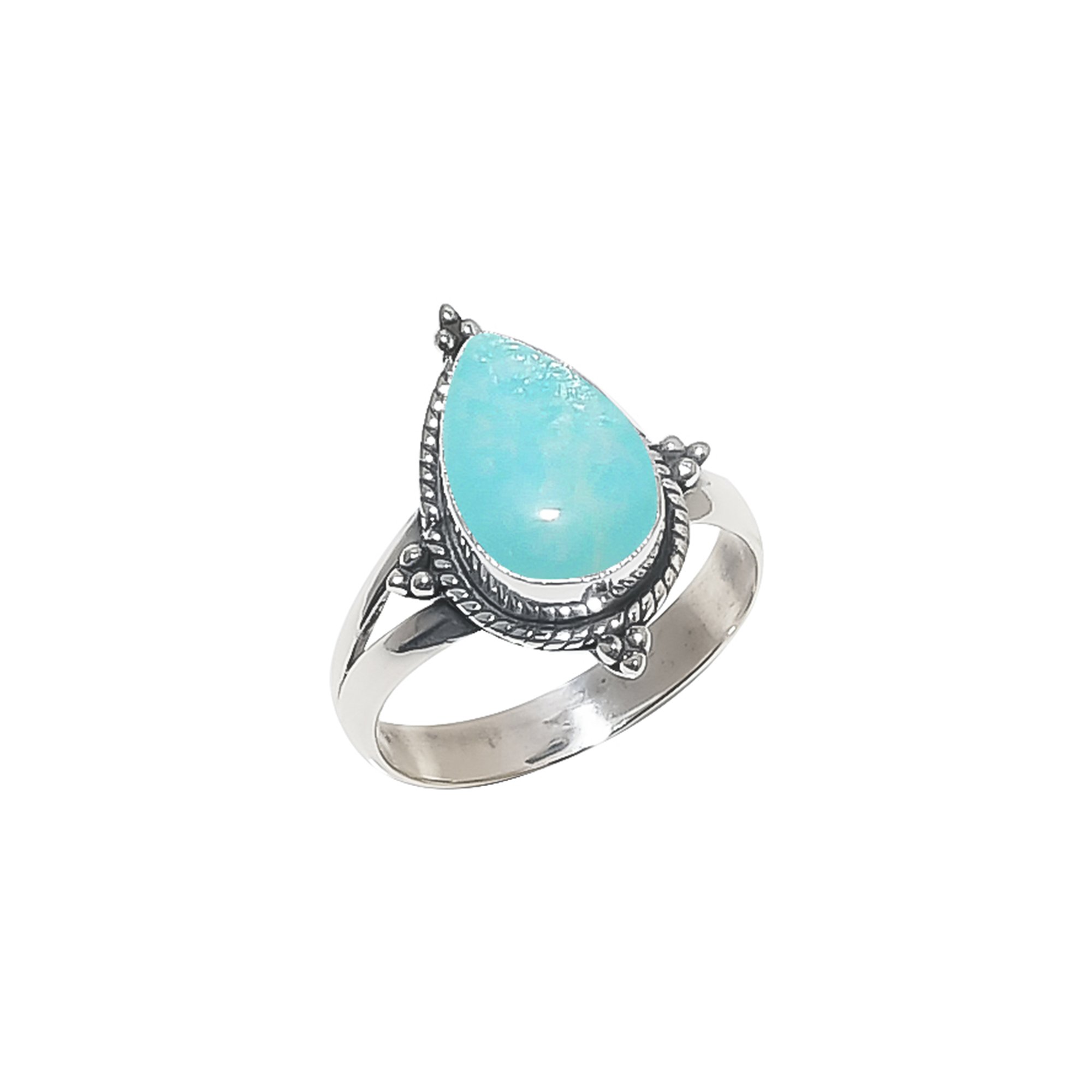 Amazonite - Peru 925 Sterling Silver Ring