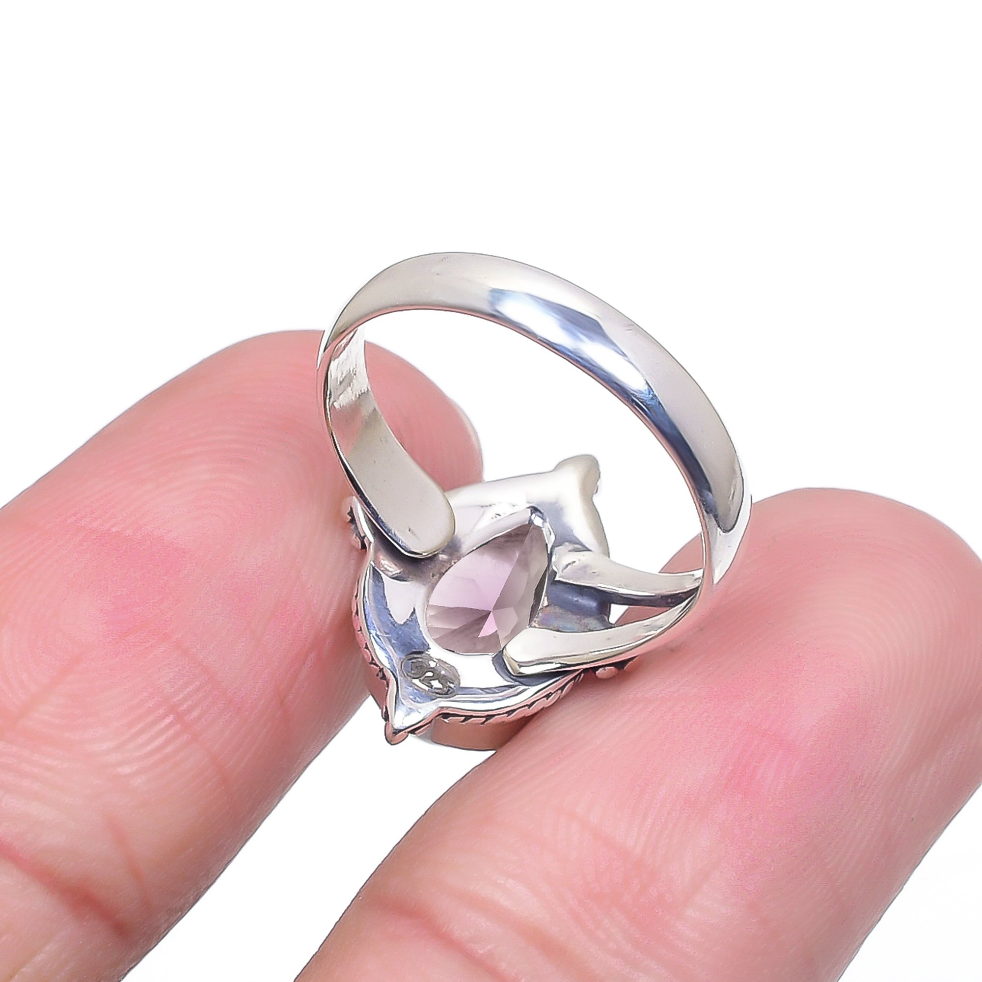 Purple Amethyst - Simulated 925 Sterling Silver Ring