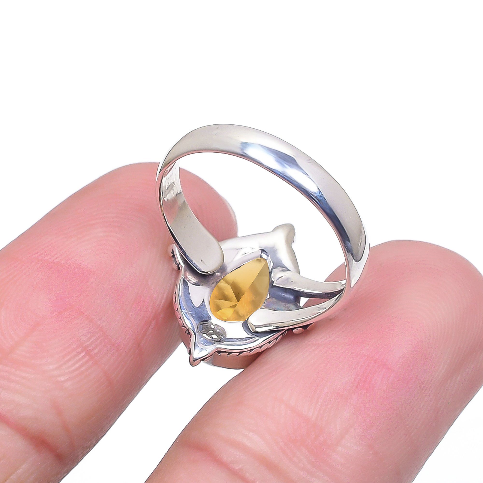 Smokey - Simulated 925 Sterling Silver Ring