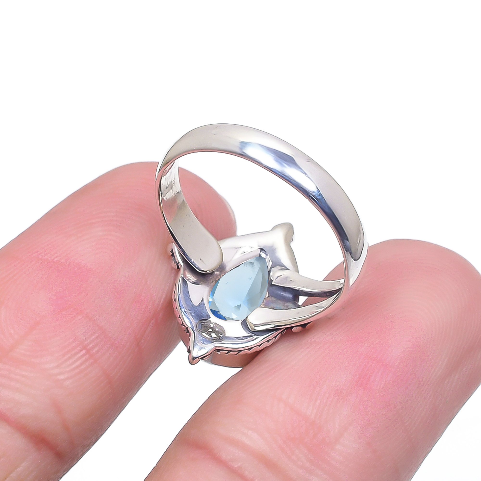Tanzanite - Simulated 925 Sterling Silver Ring