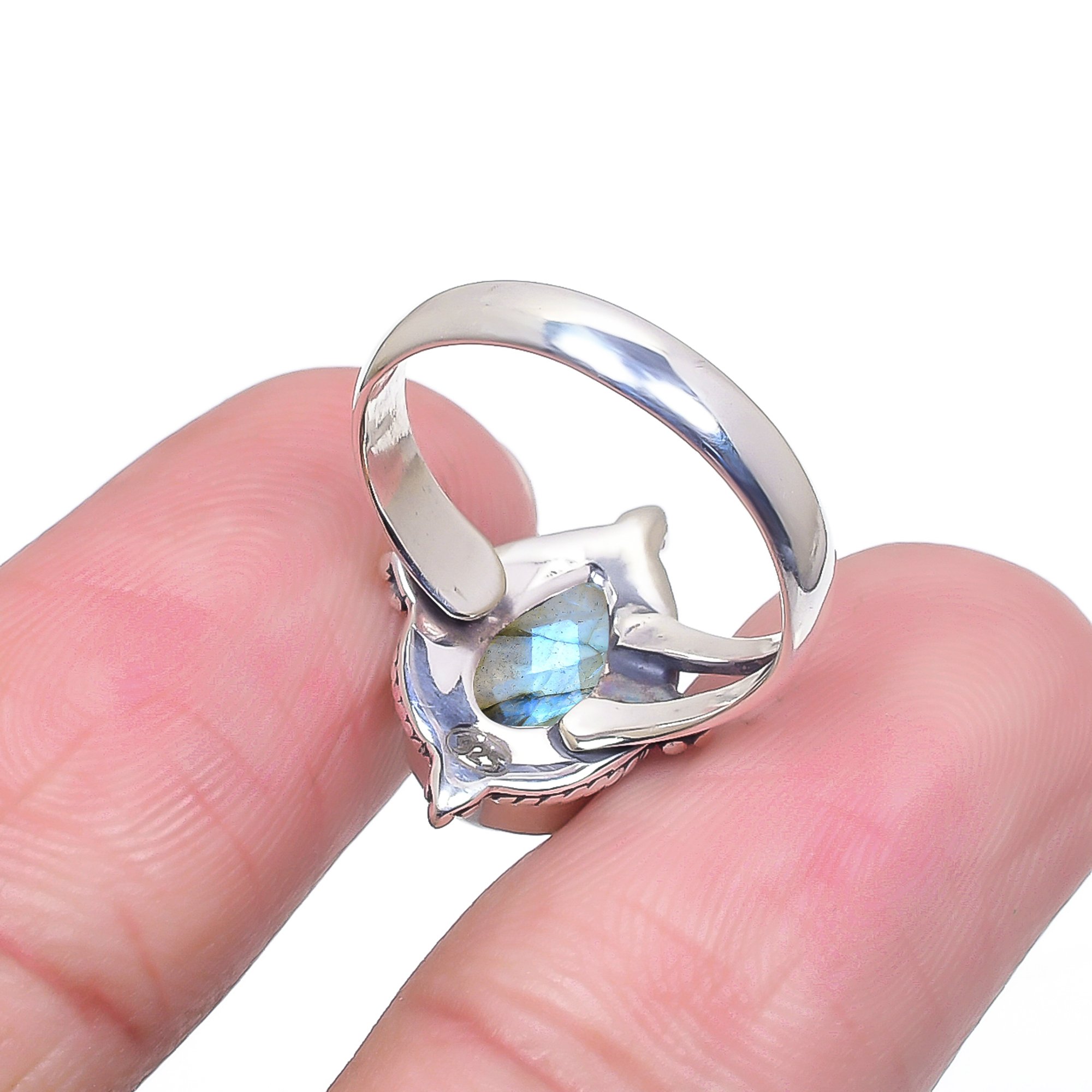 Labradorite - Madagascar 925 Sterling Silver Ring