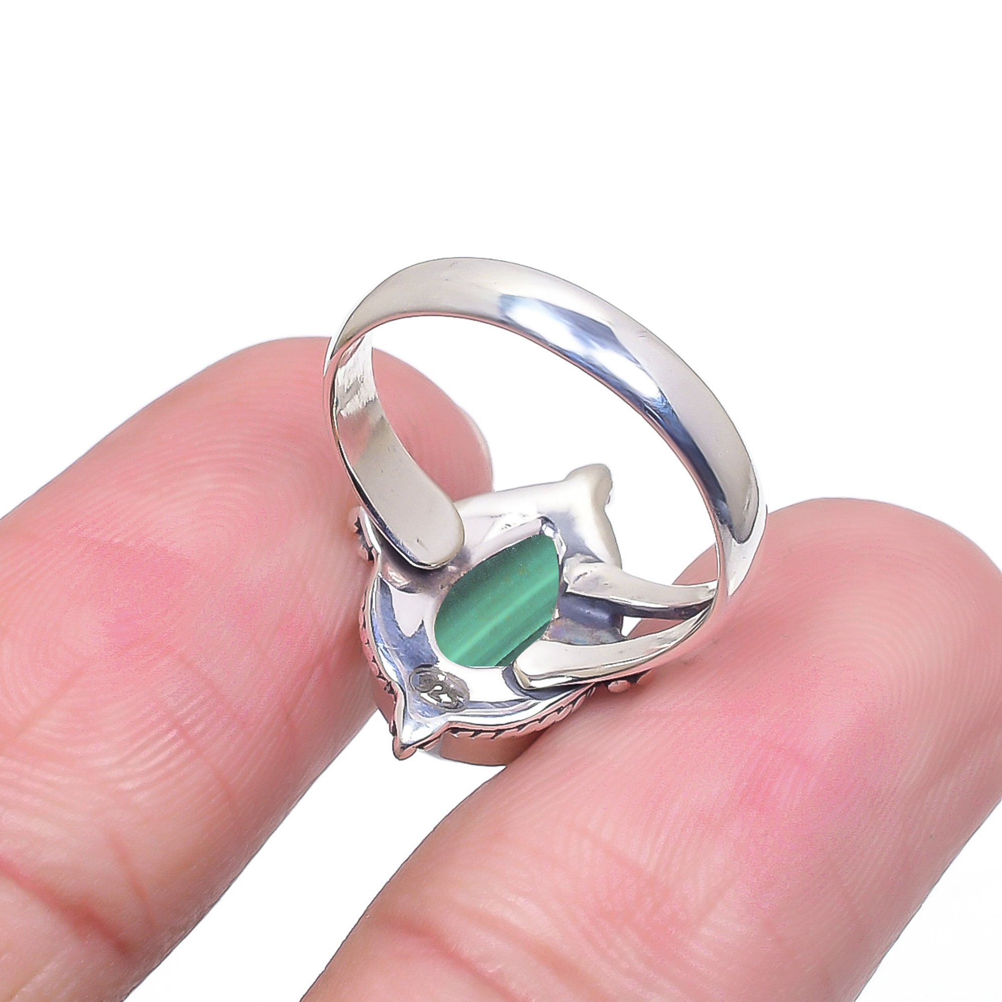 Malachite - Congo 925 Sterling Silver Ring