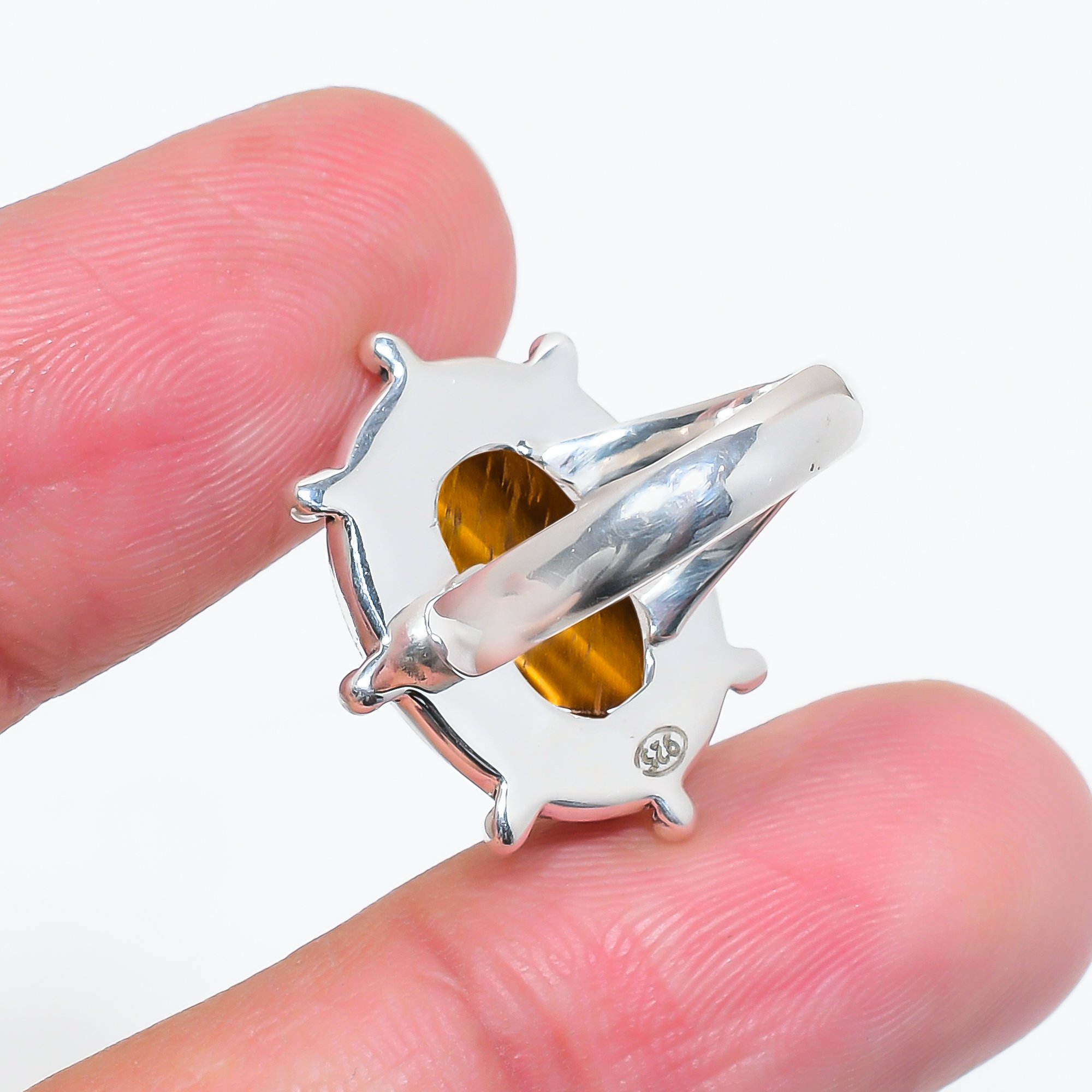 Yellow Tiger Eye - South Africa 925 Sterling Silver Ring