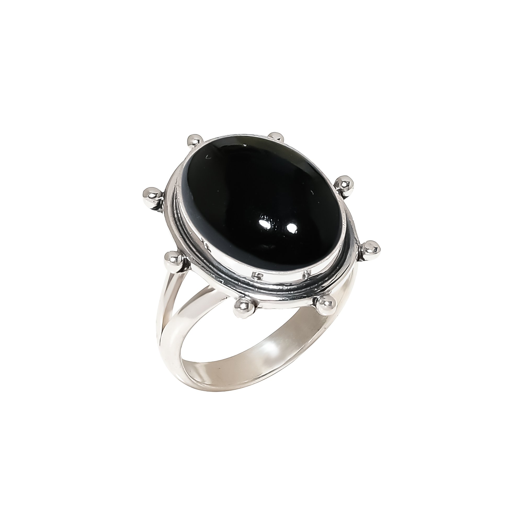 Black Onyx - Brazil 925 Sterling Silver Ring