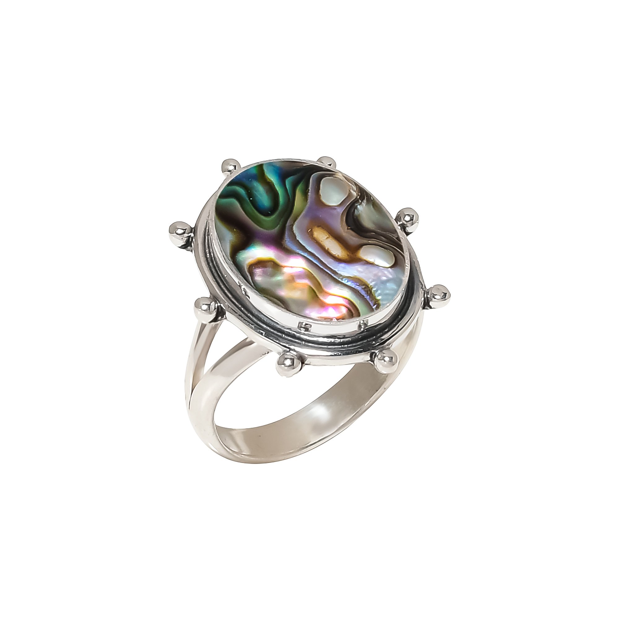 Mermaid Dream Abalone Shell - Australia 925 Sterling Silver Ring