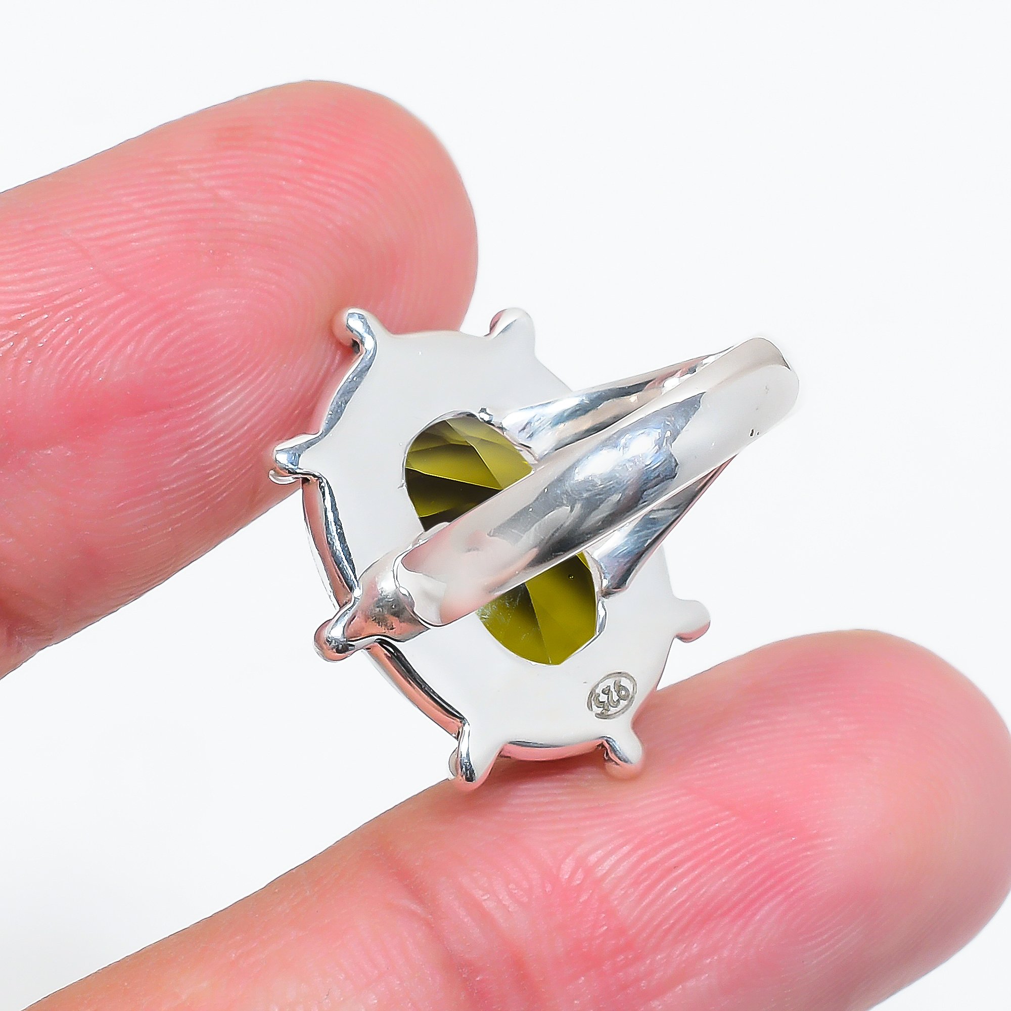 Smokey - Simulated 925 Sterling Silver Ring