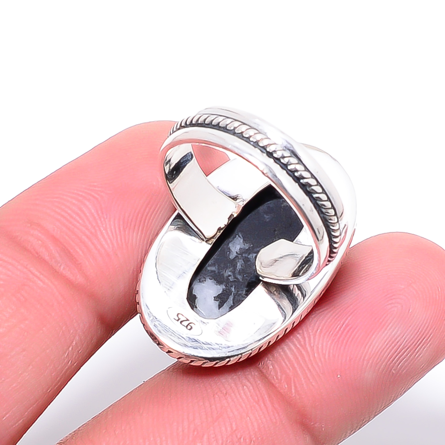 White Buffalo Turquoise - Nevada 925 Sterling Silver Ring