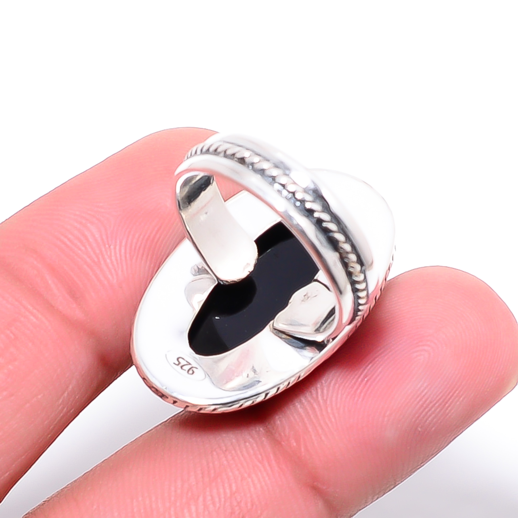 Black Onyx - Brazil 925 Sterling Silver Ring