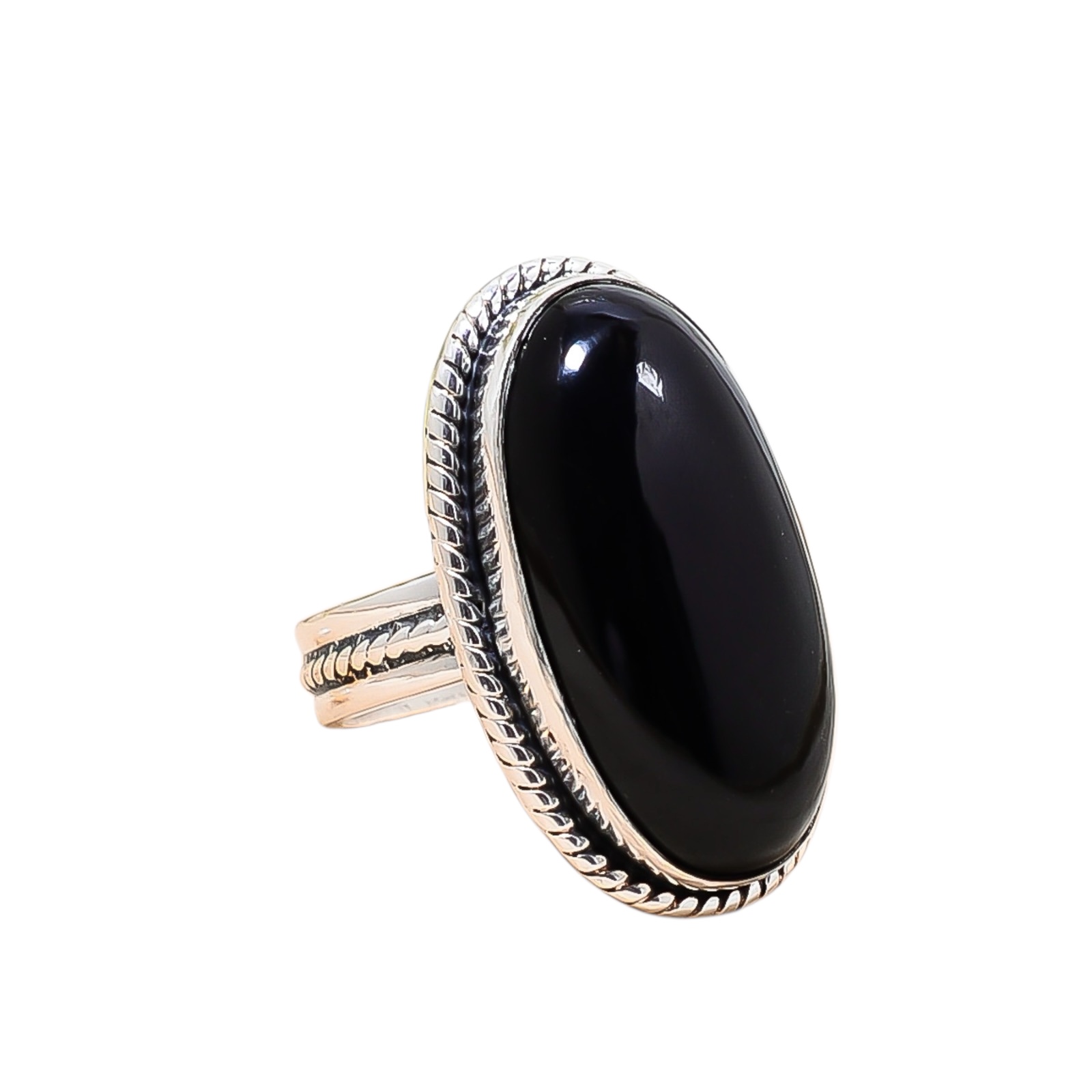 Black Onyx - Brazil 925 Sterling Silver Ring