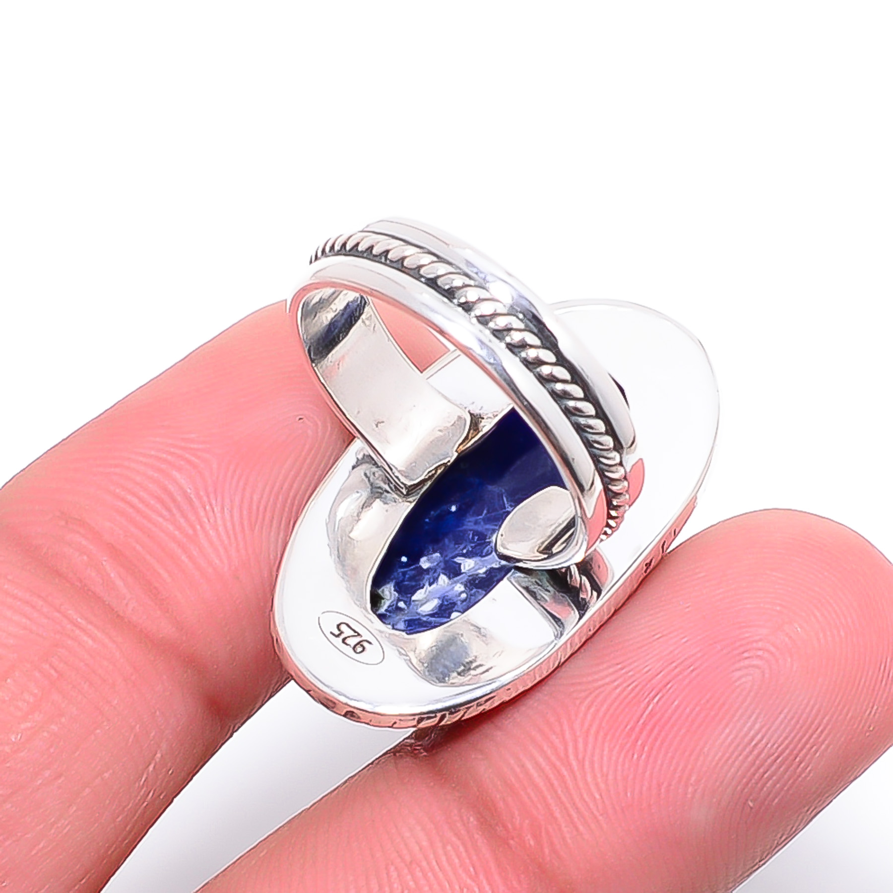 Sodalite - Minas Gerais 925 Sterling Silver Ring