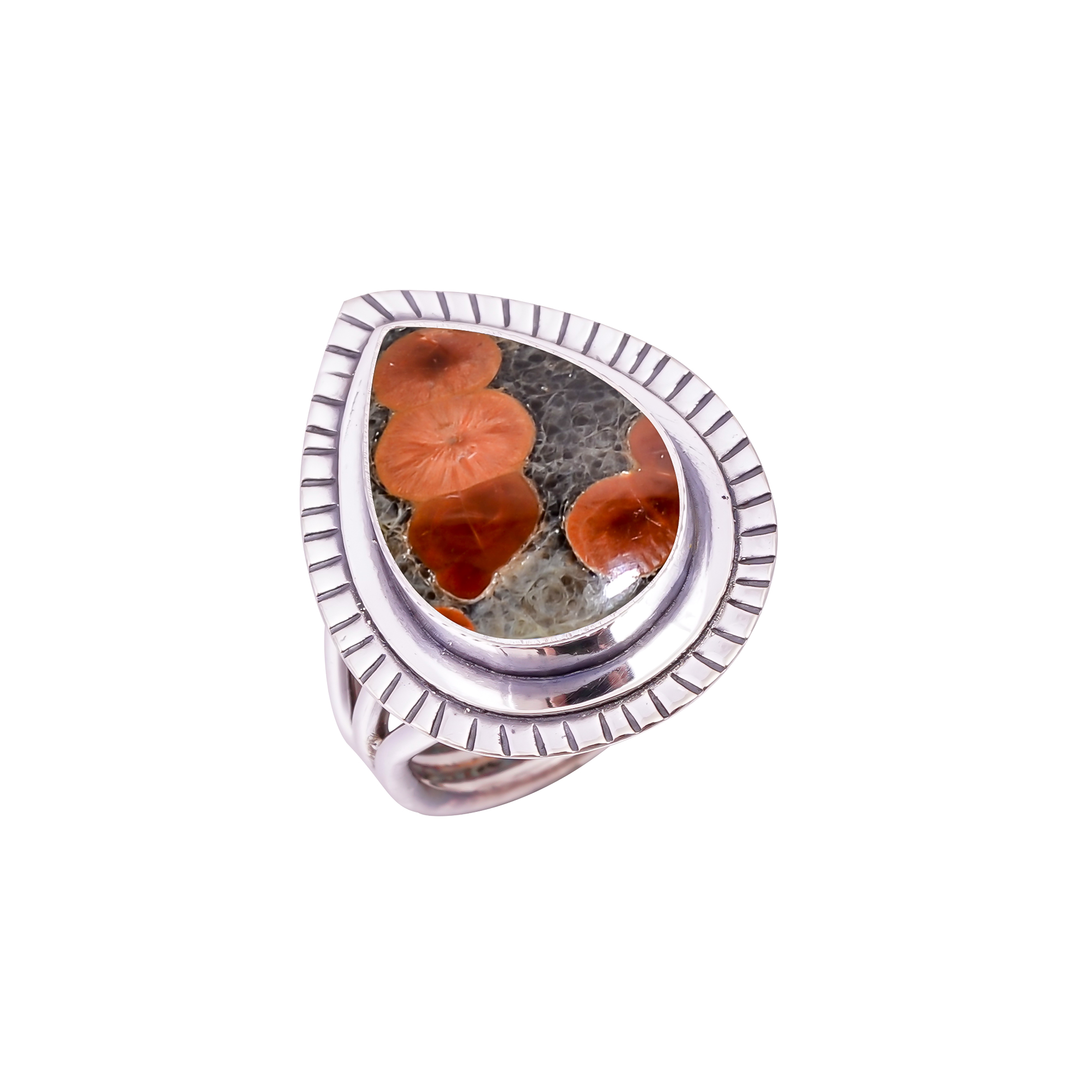 Peanut Obsidian - Sonora Gemstone 925 Sterling Silver Ring