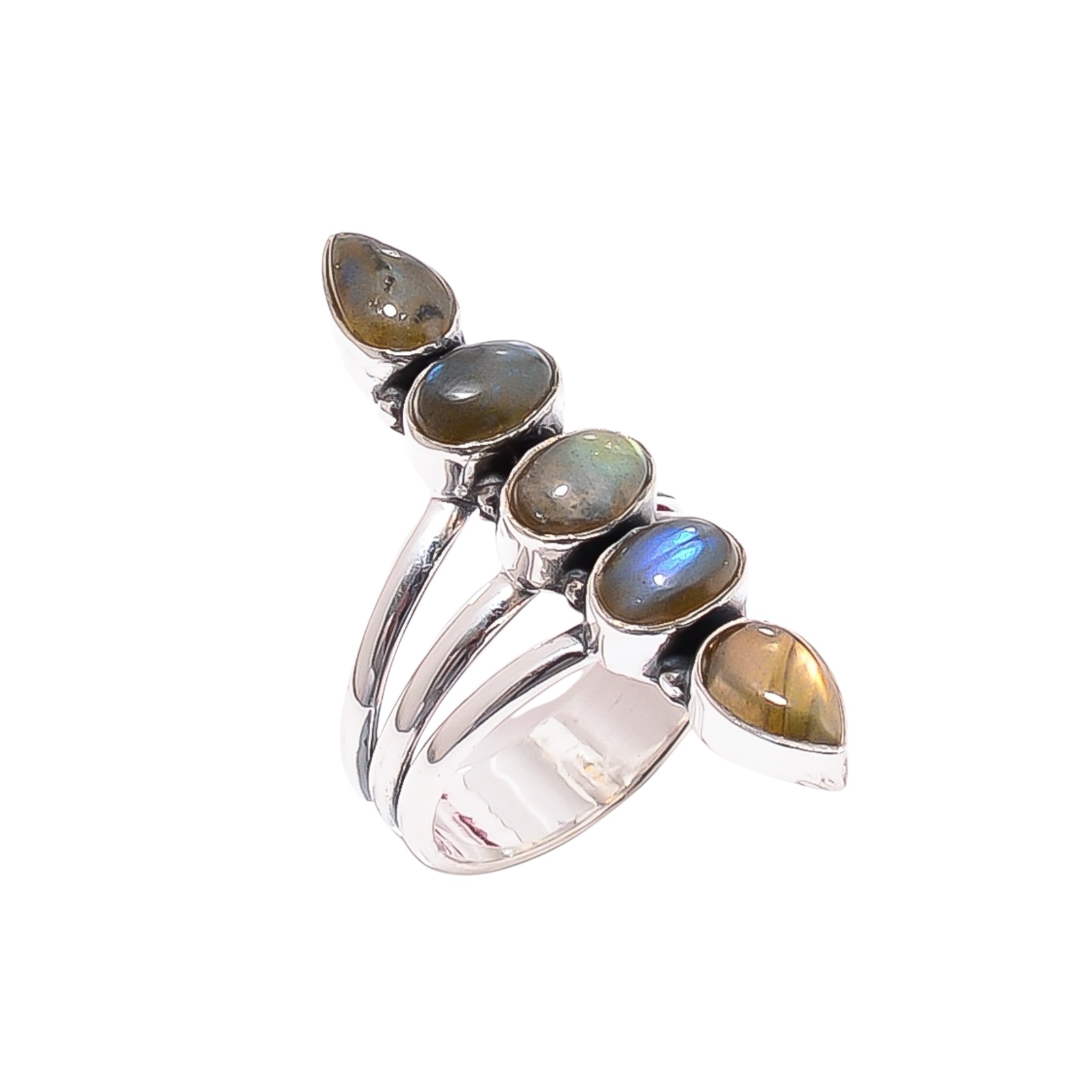 Labradorite - Madagascar  & Labradorite - Madagascar 925 Sterling Silver Ring