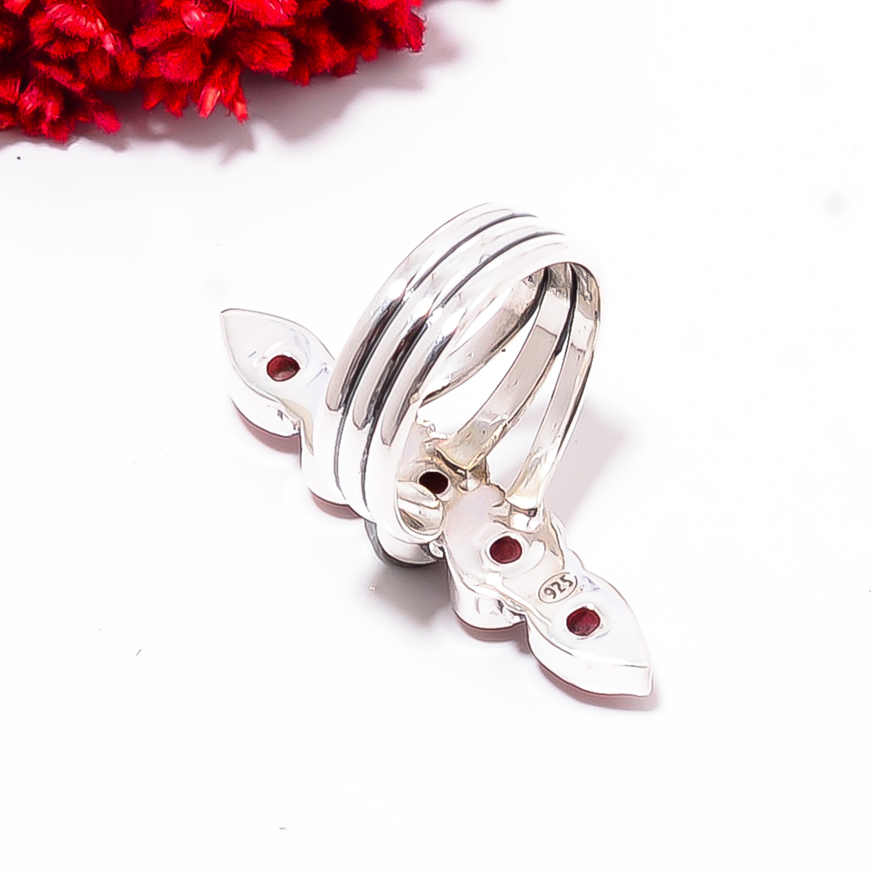 Rhodochrosite - Argentina  & Rhodochrosite - Argentina 925 Sterling Silver Ring