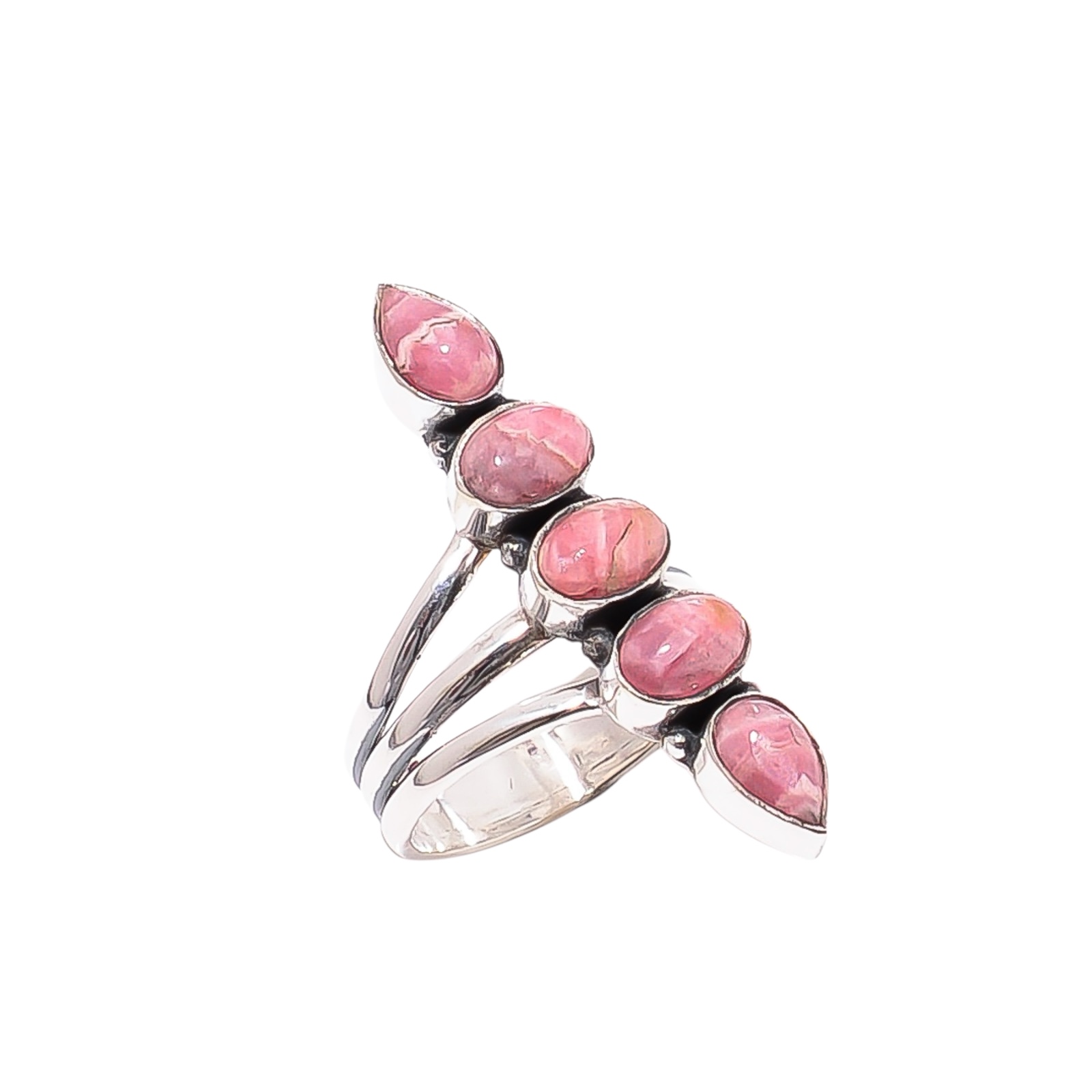 Rhodochrosite - Argentina  & Rhodochrosite - Argentina 925 Sterling Silver Ring