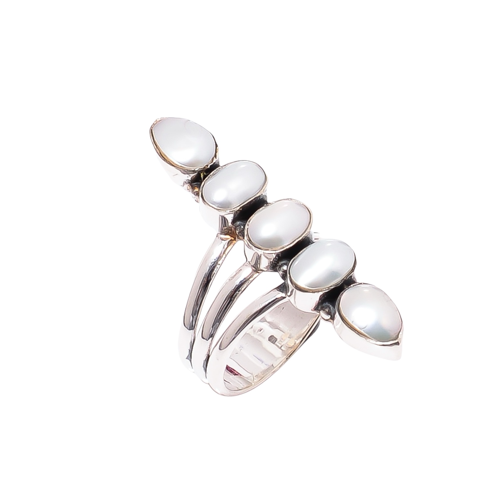 Mother Of Pearl - Australia  & Mother Of Pearl - Australia 925 Sterling Silver Ring