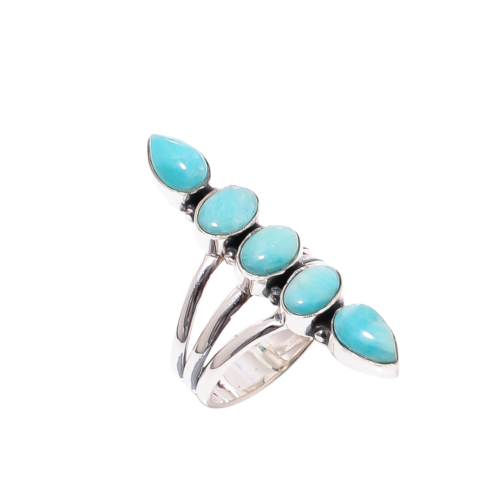 Amazonite - Peru  & Amazonite - Peru 925 Sterling Silver Ring