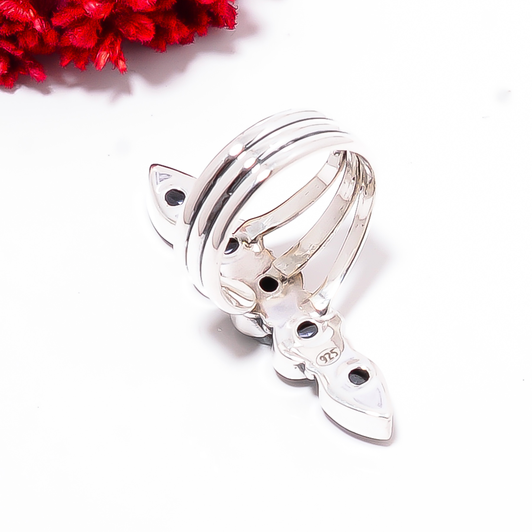 Iolite - Simulated  & Iolite - Simulated 925 Sterling Silver Ring