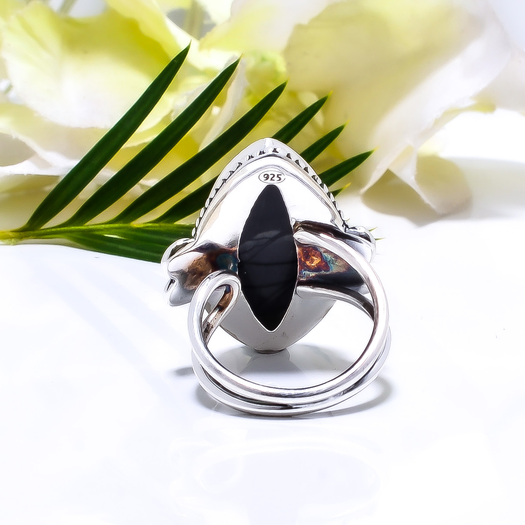 Picasso Jasper - Utah Gemstone 925 Sterling Silver Ring