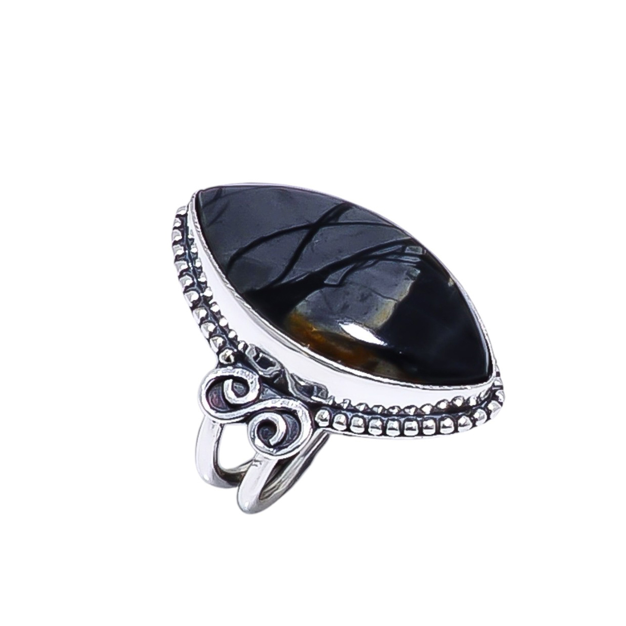 Picasso Jasper - Utah Gemstone 925 Sterling Silver Ring