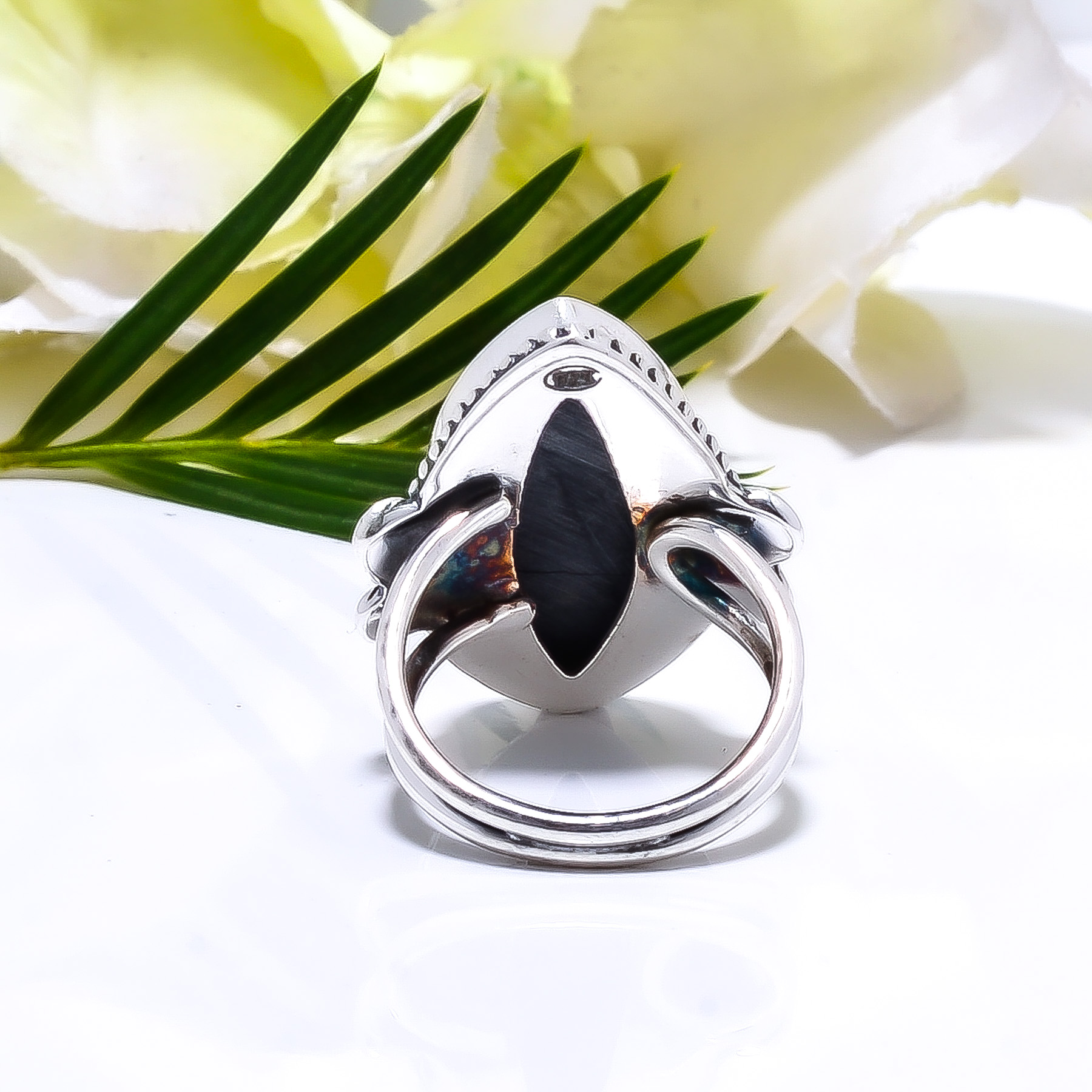 Mermaid Dream Abalone Shell - Australia Gemstone 925 Sterling Silver Ring