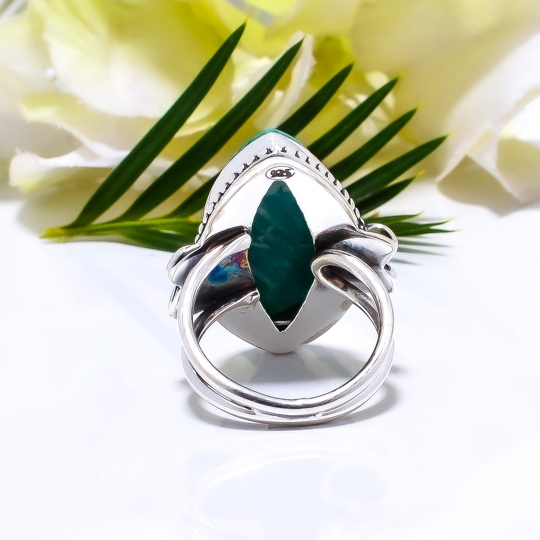 Amazonite - Colorado Mines Gemstone 925 Sterling Silver Ring