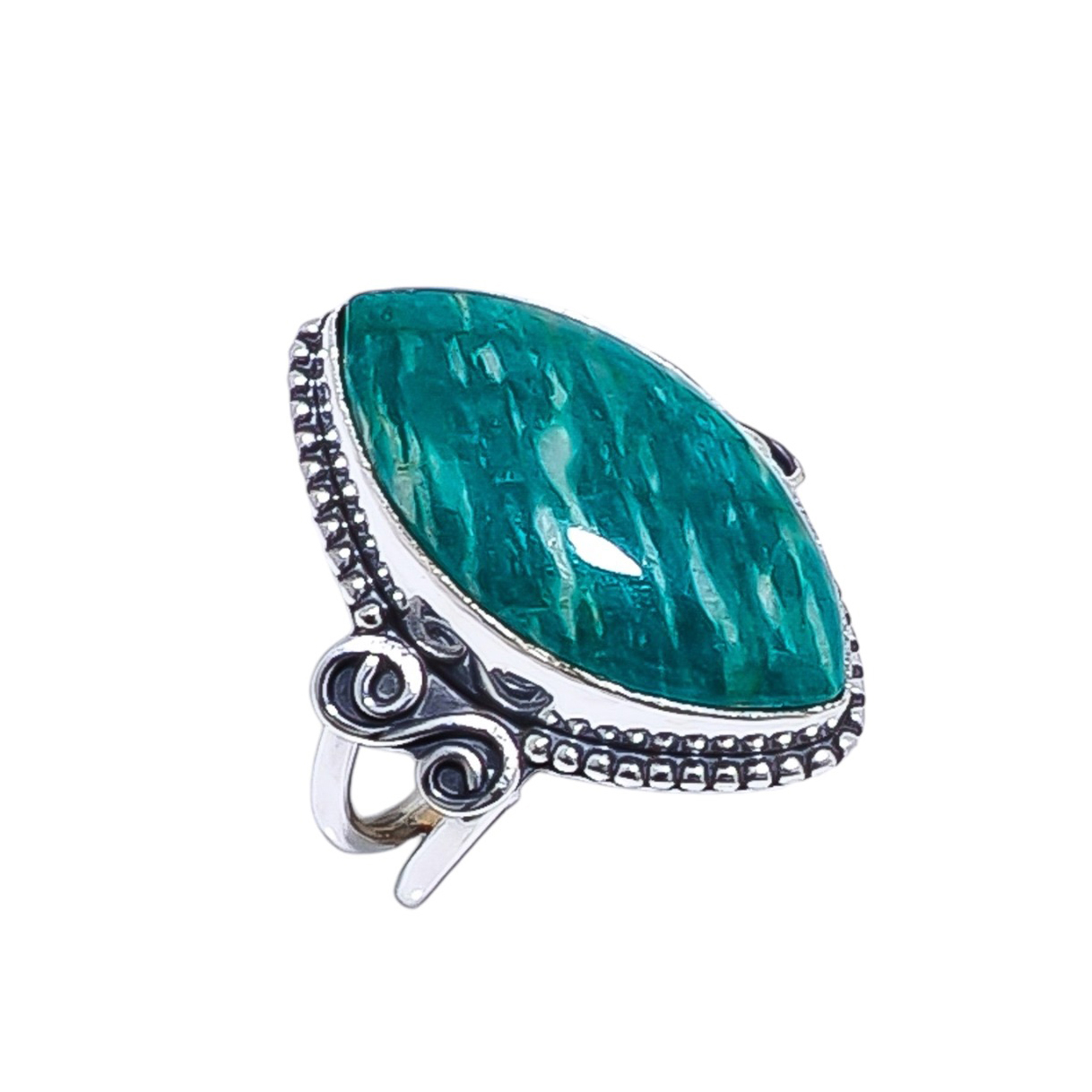 Amazonite - Colorado Mines Gemstone 925 Sterling Silver Ring