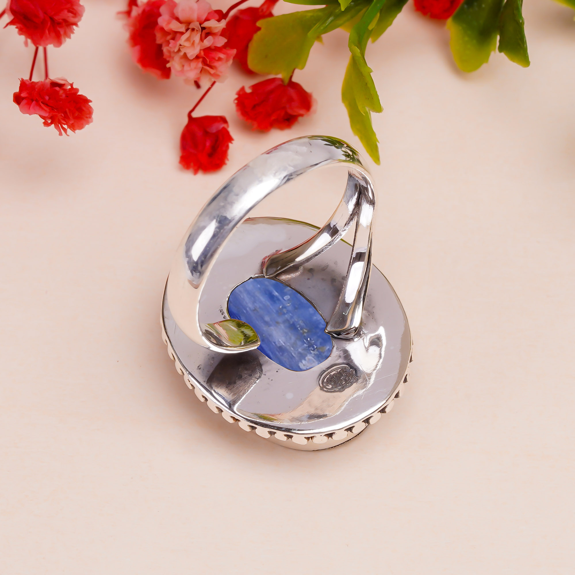 Kyanite - Nepal Gemstone 925 Sterling Silver Ring