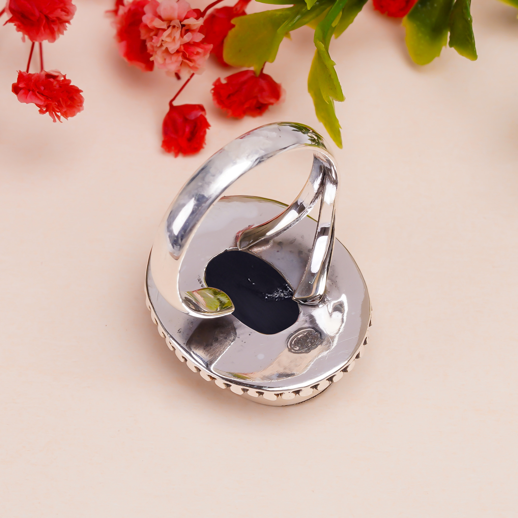 Black Onyx - Brazil Gemstone 925 Sterling Silver Ring