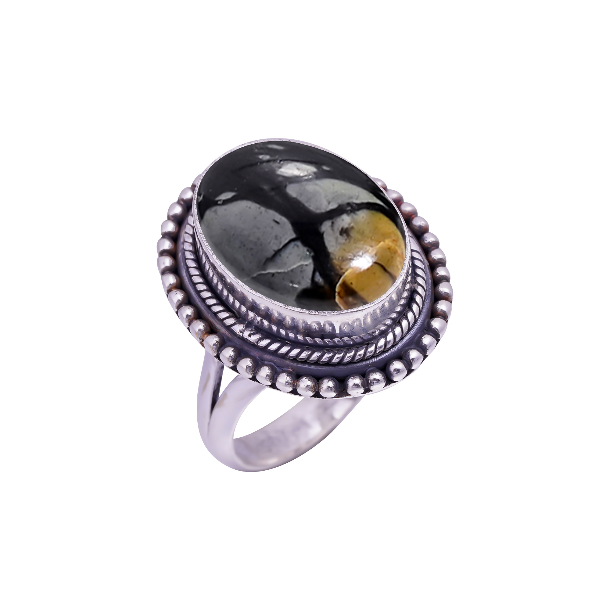 Picasso Jasper - Utah Gemstone 925 Sterling Silver Ring