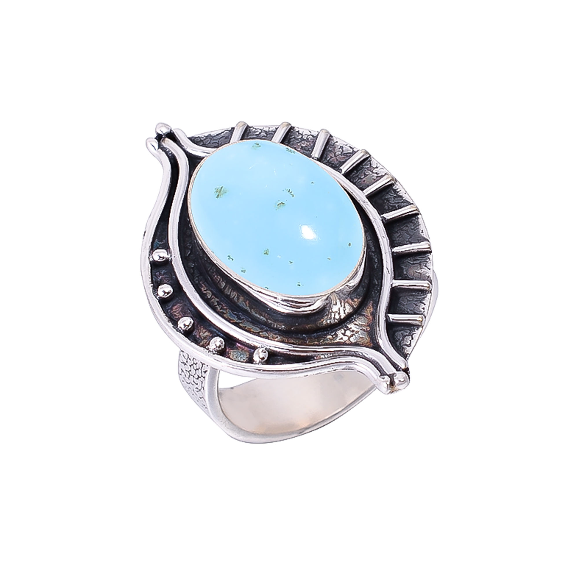 Smithsonite - Colorado 925 Sterling Silver Ring