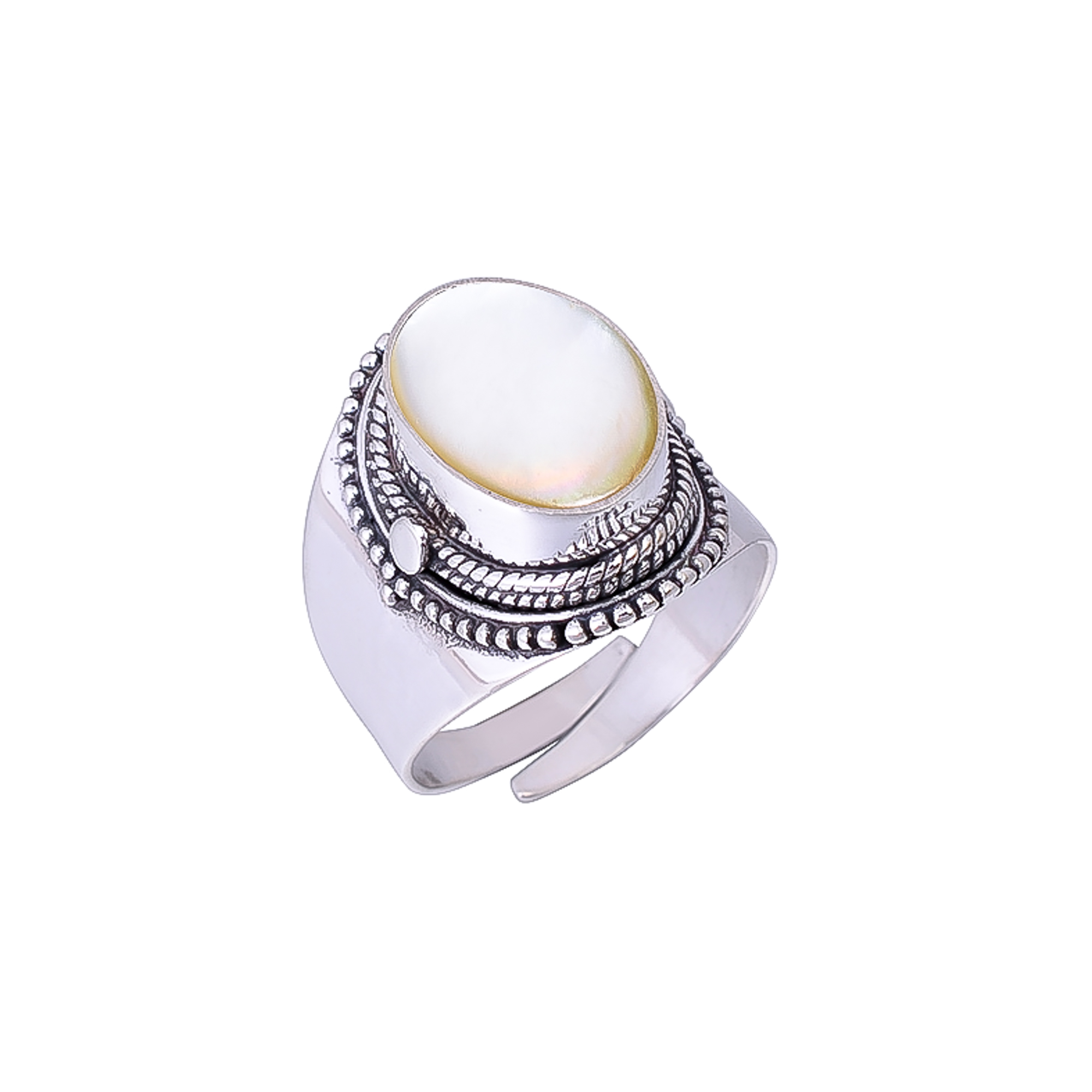 Mother Of Pearl - Australia 925 Sterling Silver Ring