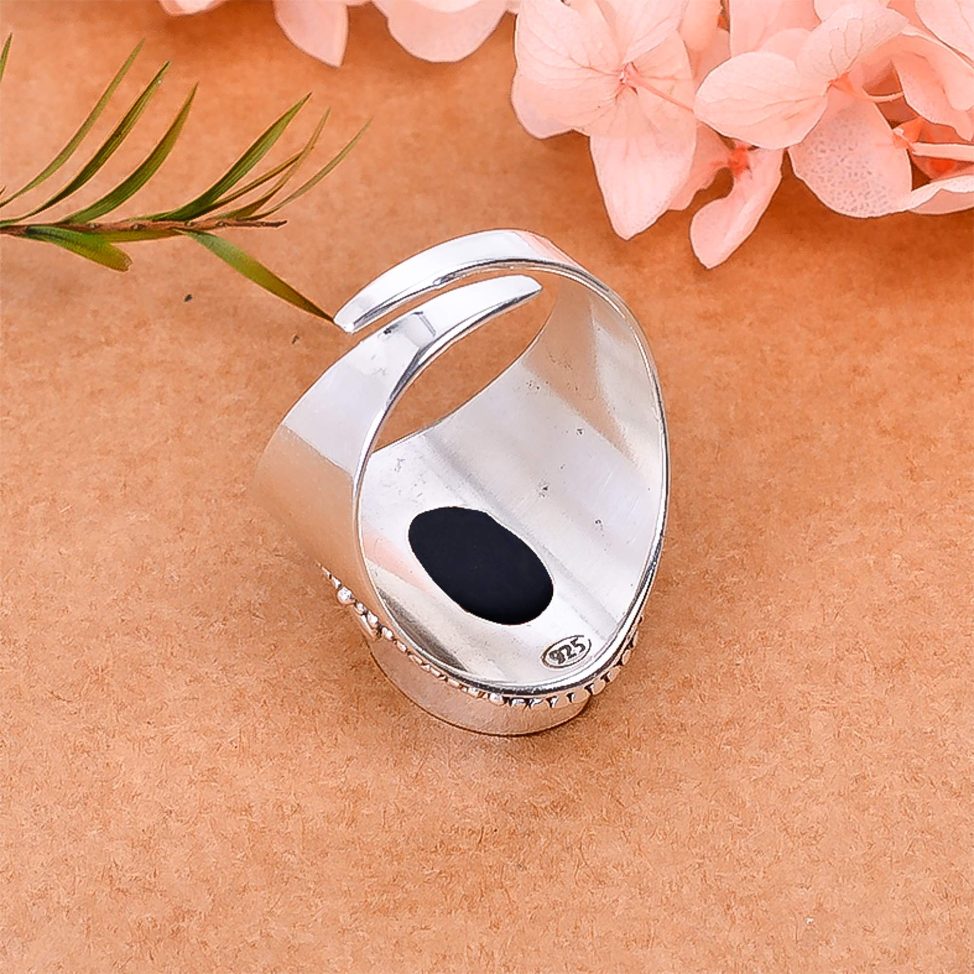 Black Onyx - Brazil 925 Sterling Silver Ring