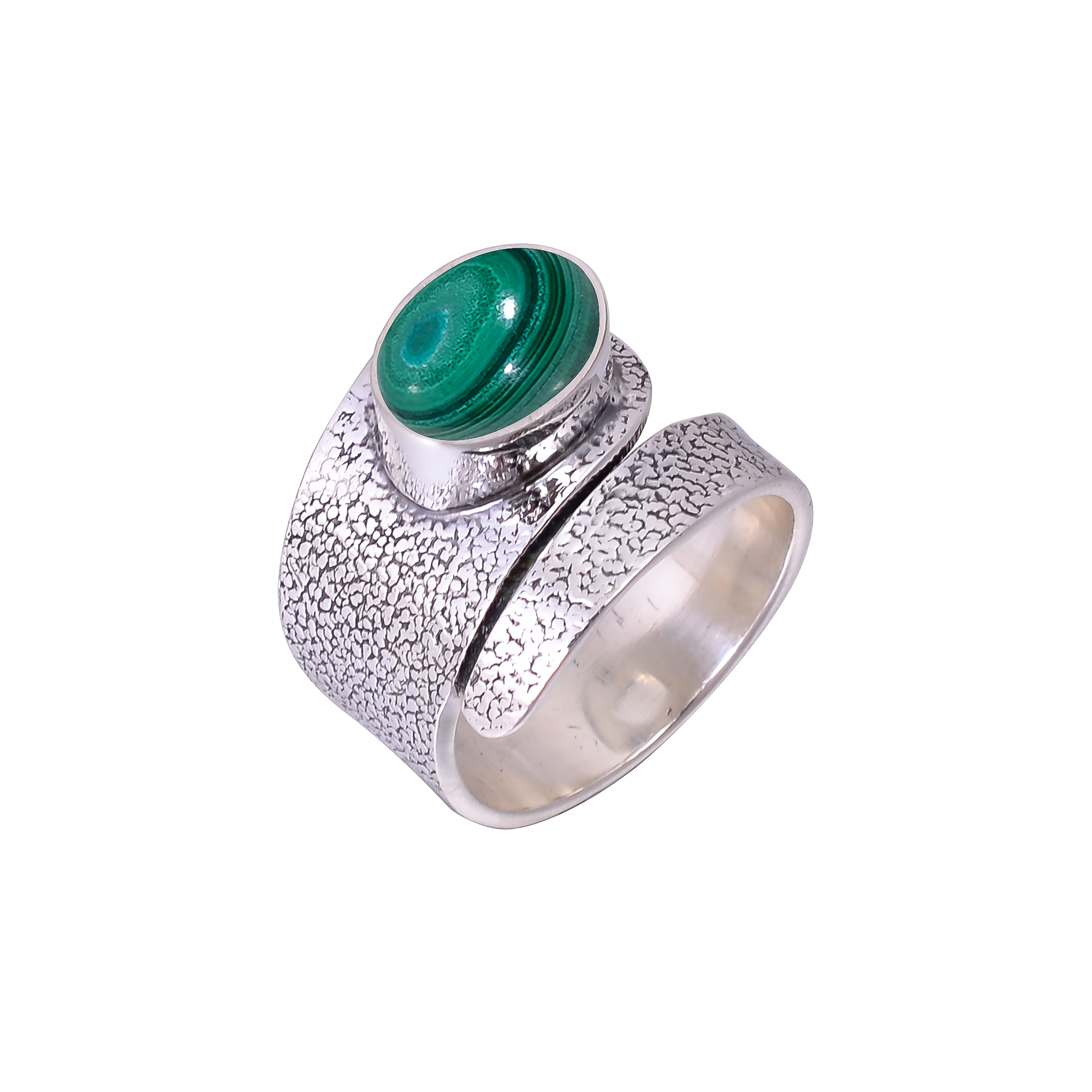 Malachite - Congo 925 Sterling Silver Ring