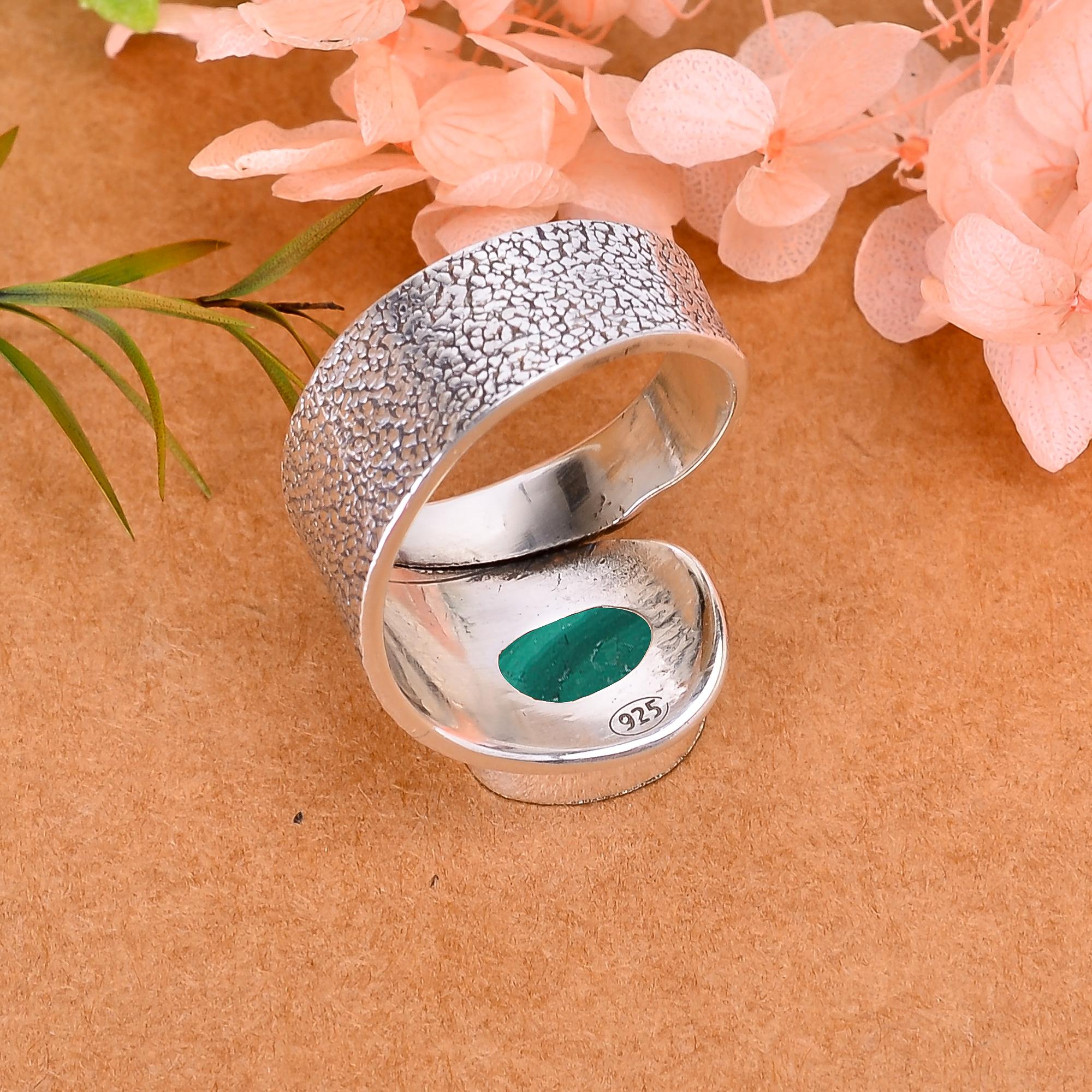 Malachite - Congo 925 Sterling Silver Ring