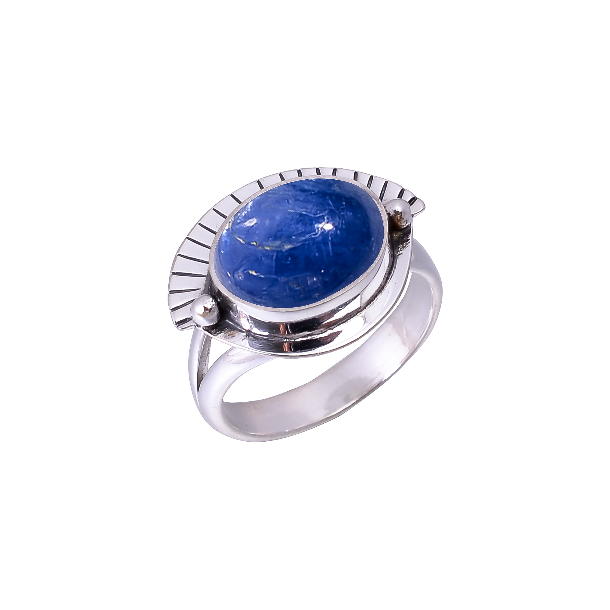 Kyanite - Nepal Designer Handmade 925 Sterling Silver Ring