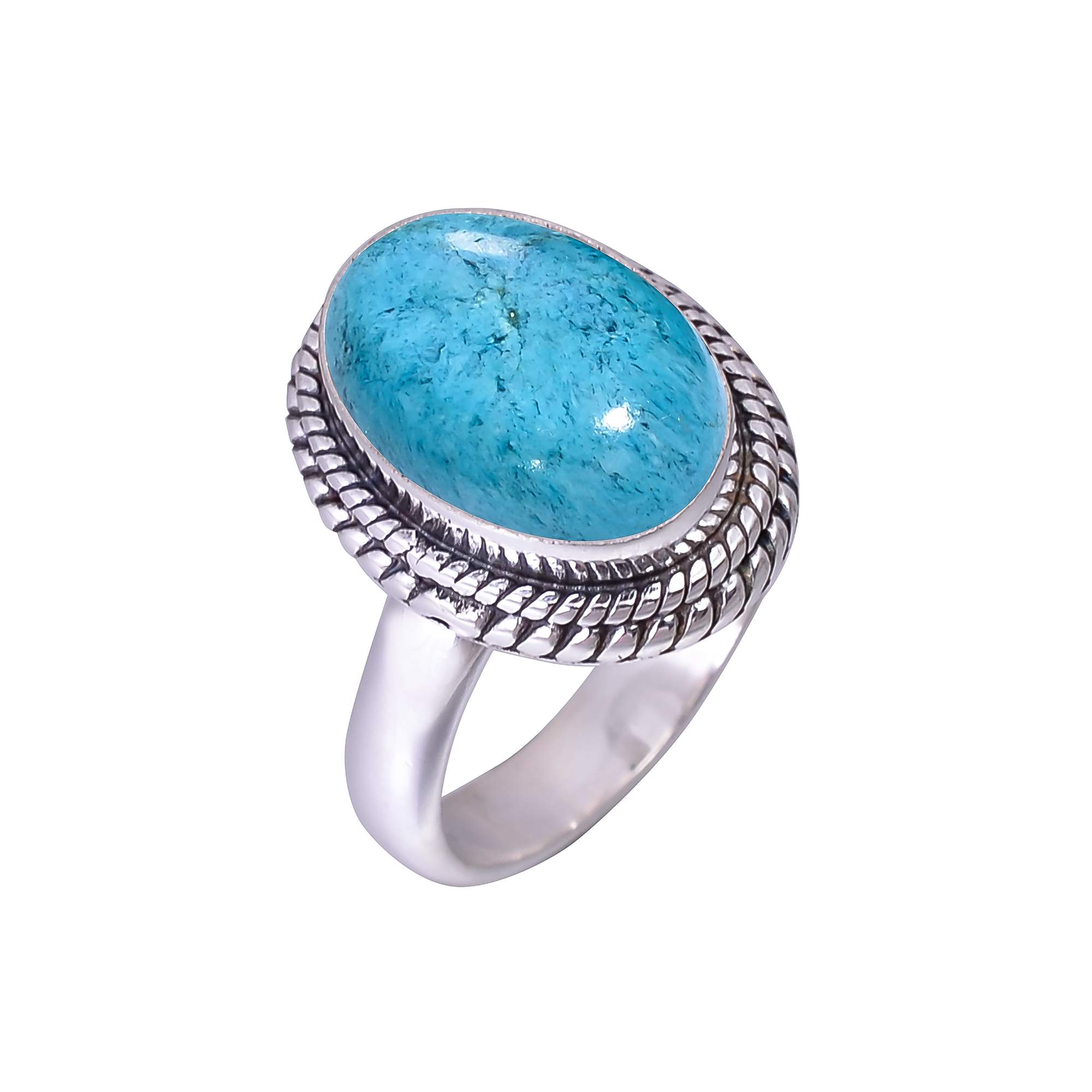 Turquoise - Tibet 925 Sterling Silver Ring