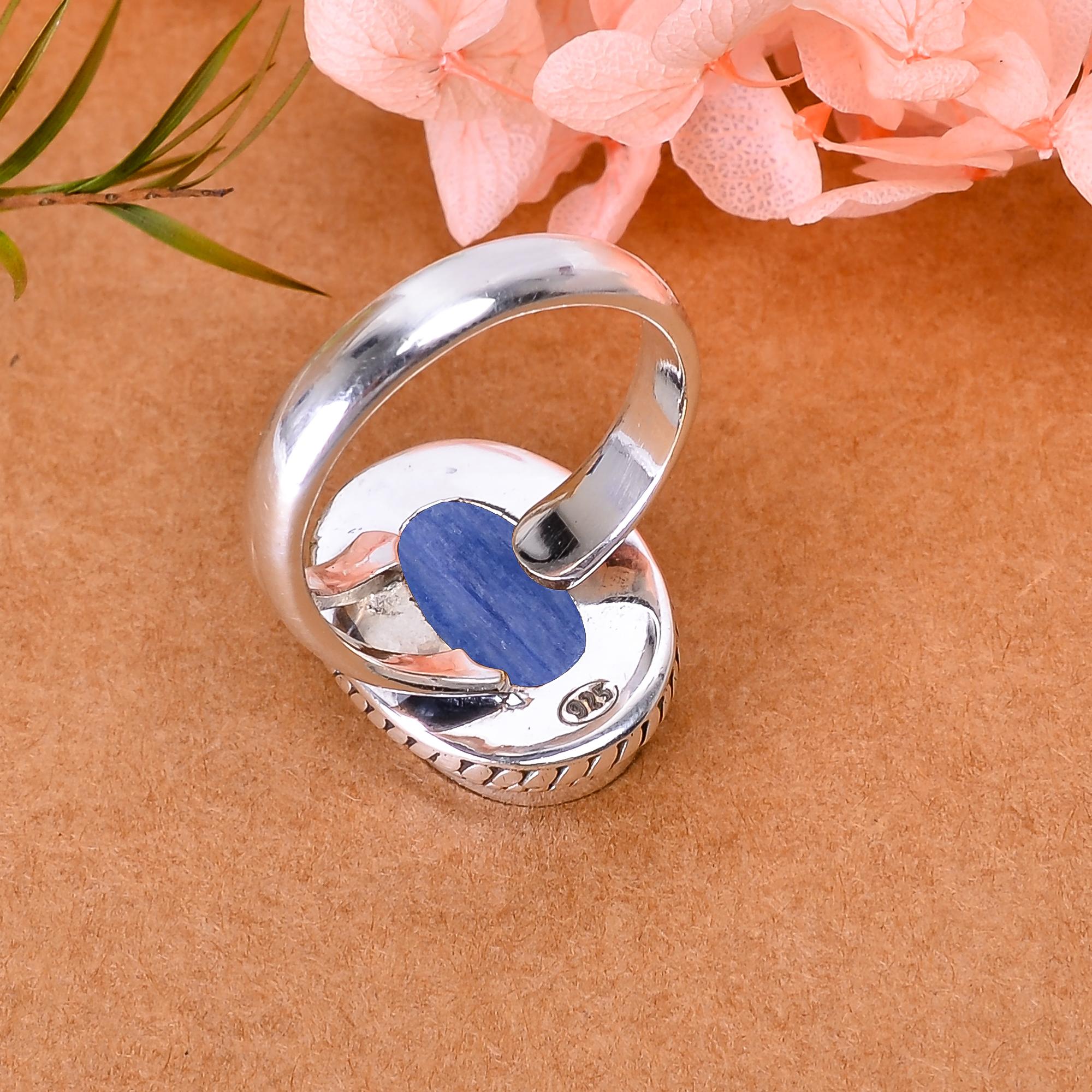 Kyanite - Nepal 925 Sterling Silver Ring