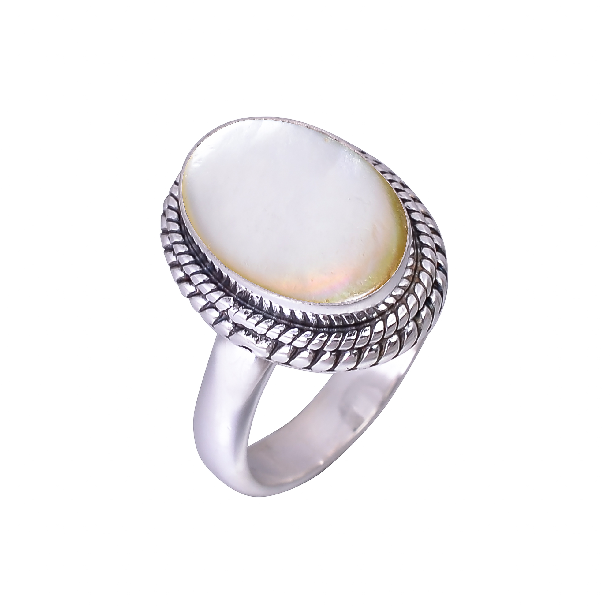 Mother Of Pearl - Australia 925 Sterling Silver Ring
