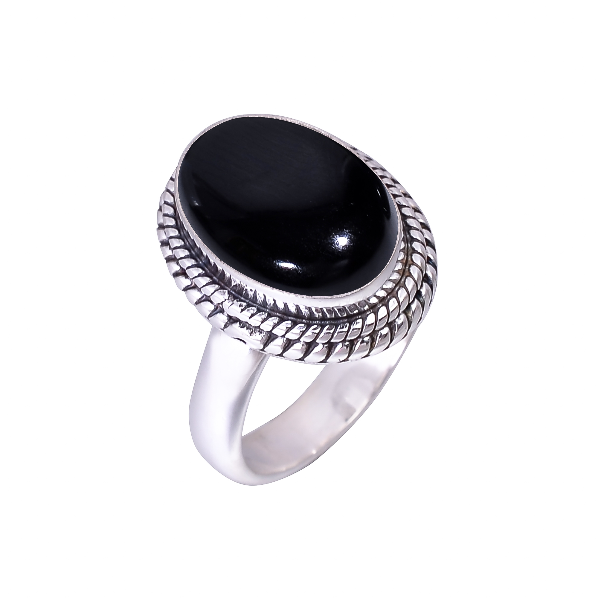 Black Onyx - Brazil 925 Sterling Silver Ring