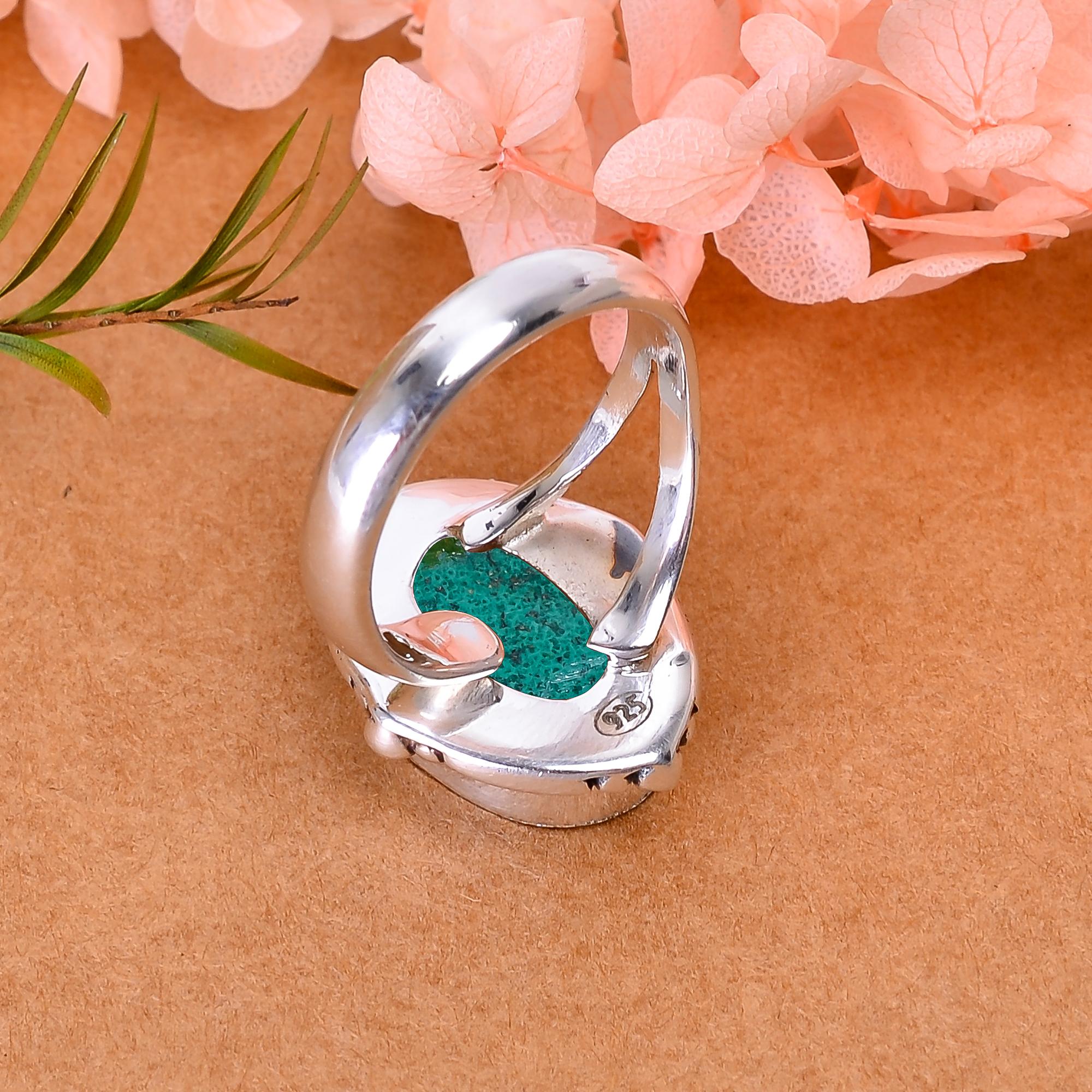 Malachite - Congo 925 Sterling Silver Ring