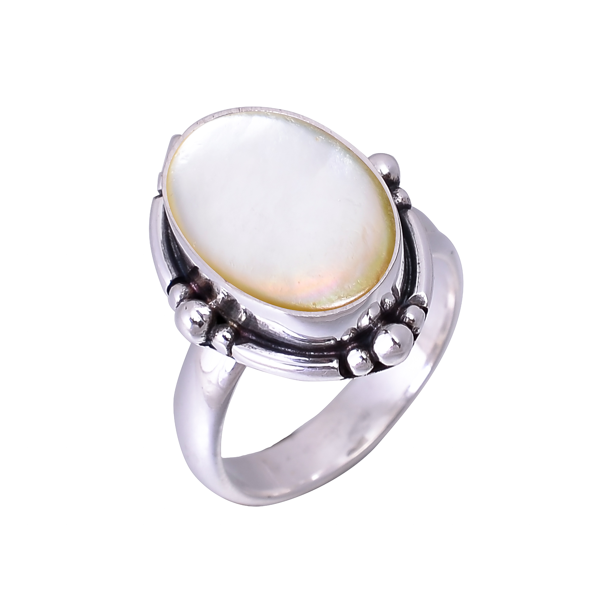 Mother Of Pearl - Australia 925 Sterling Silver Ring