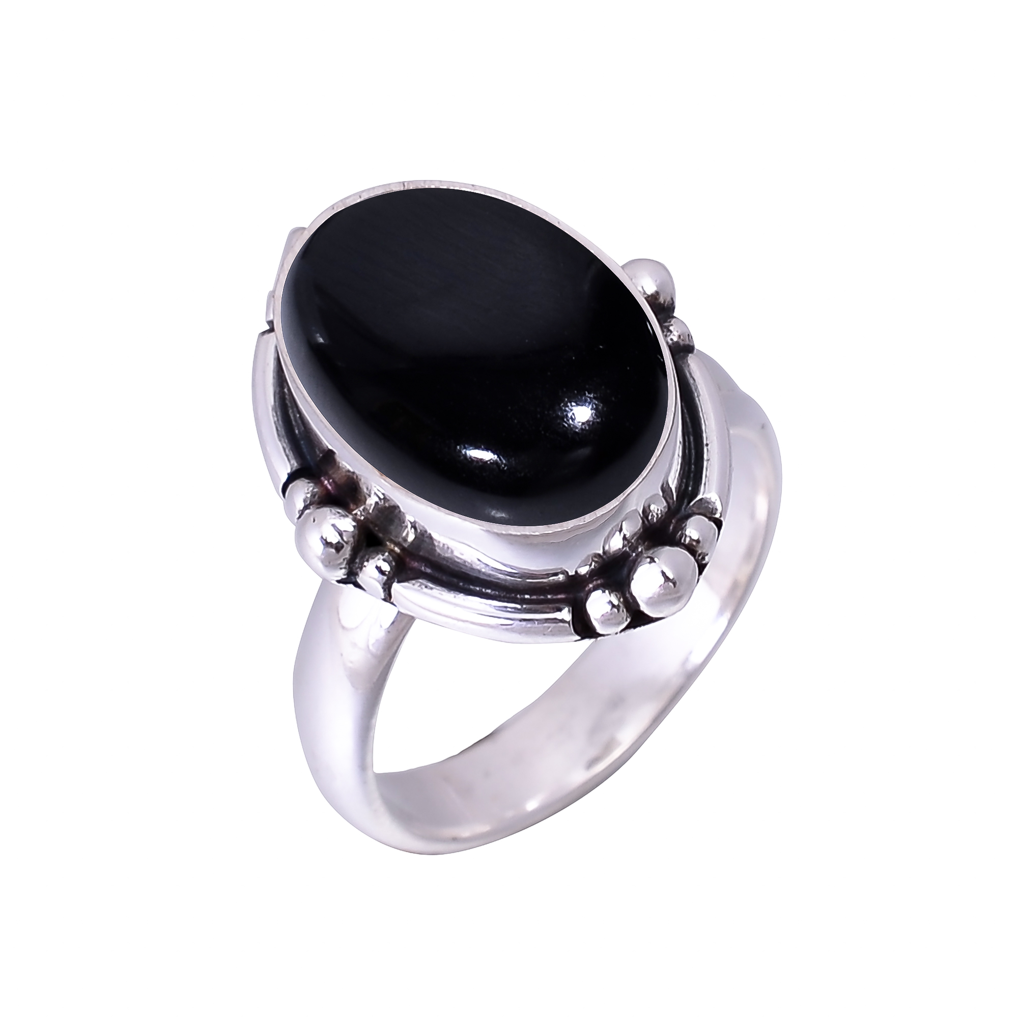 Black Onyx - Brazil 925 Sterling Silver Ring