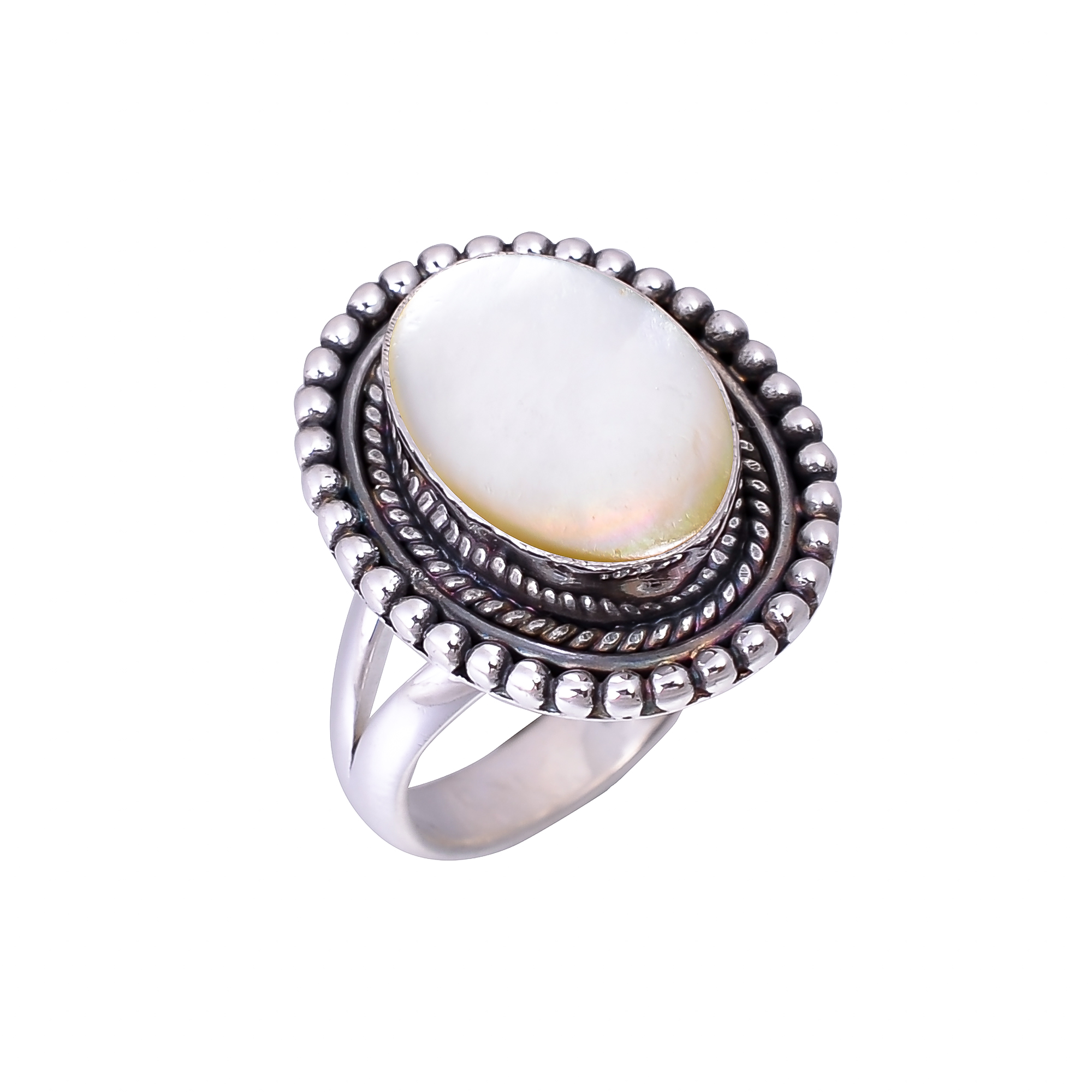 Mother Of Pearl - Australia 925 Sterling Silver Ring