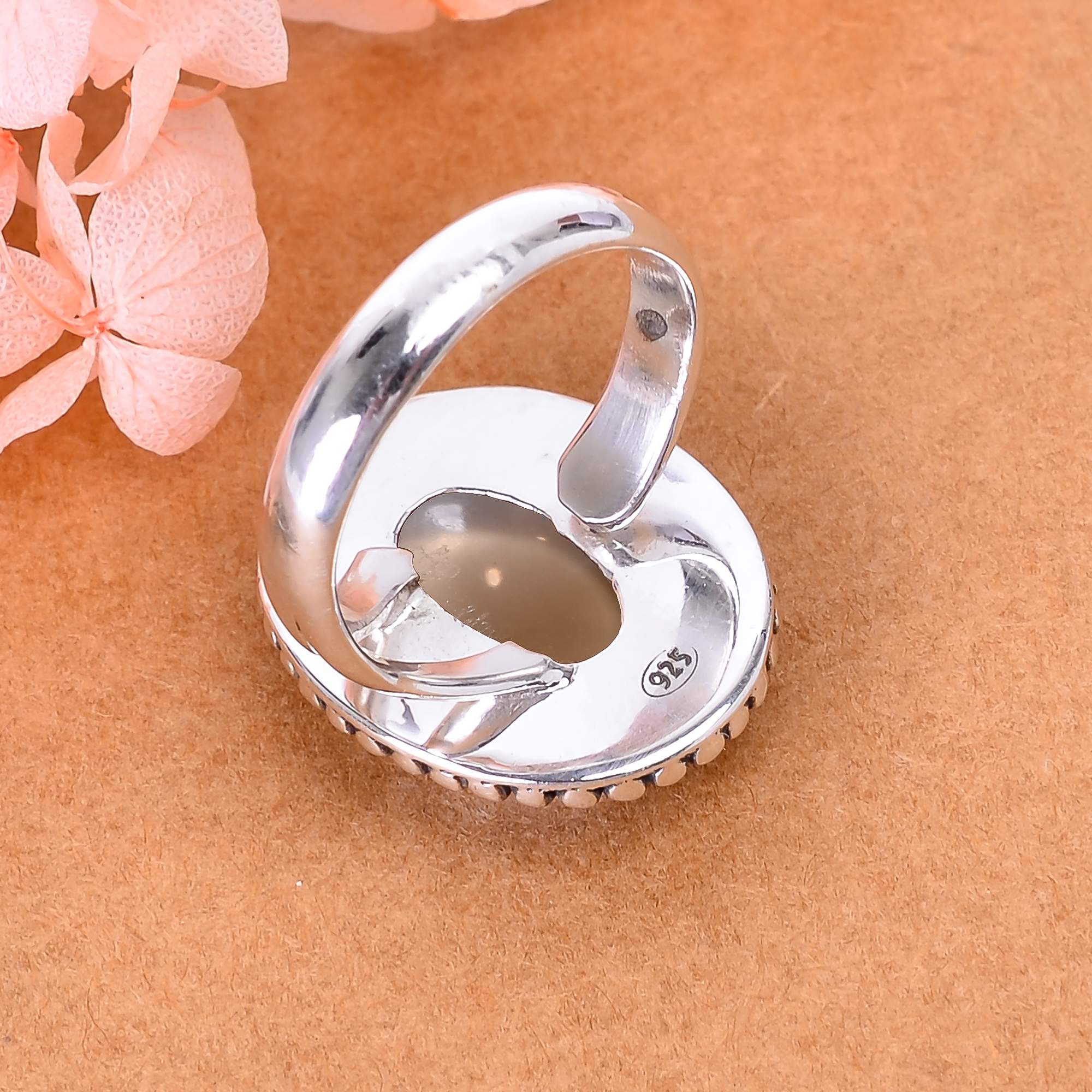 Smoky Quartz - Brazil 925 Sterling Silver Ring