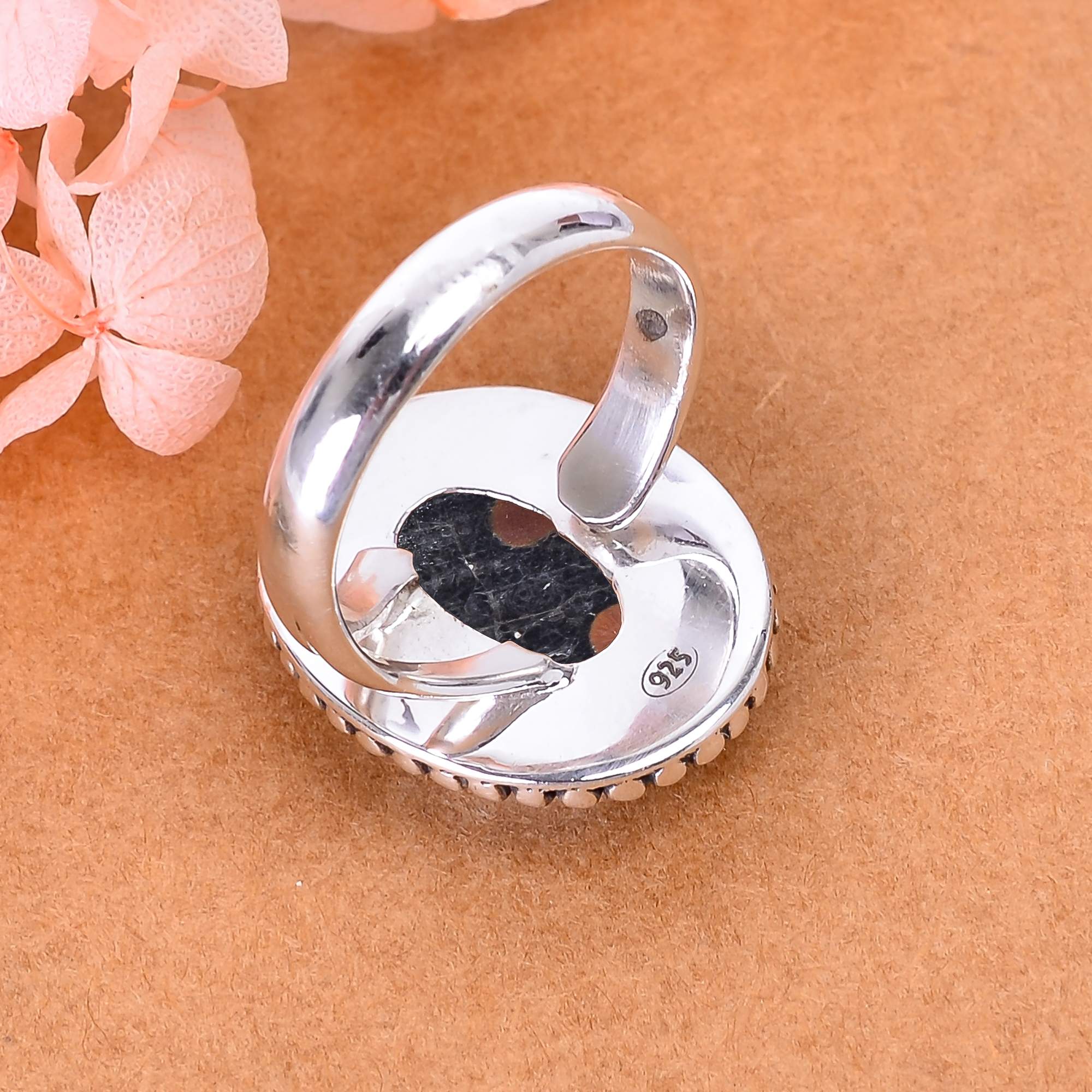 Peanut Obsidian - Sonora 925 Sterling Silver Ring