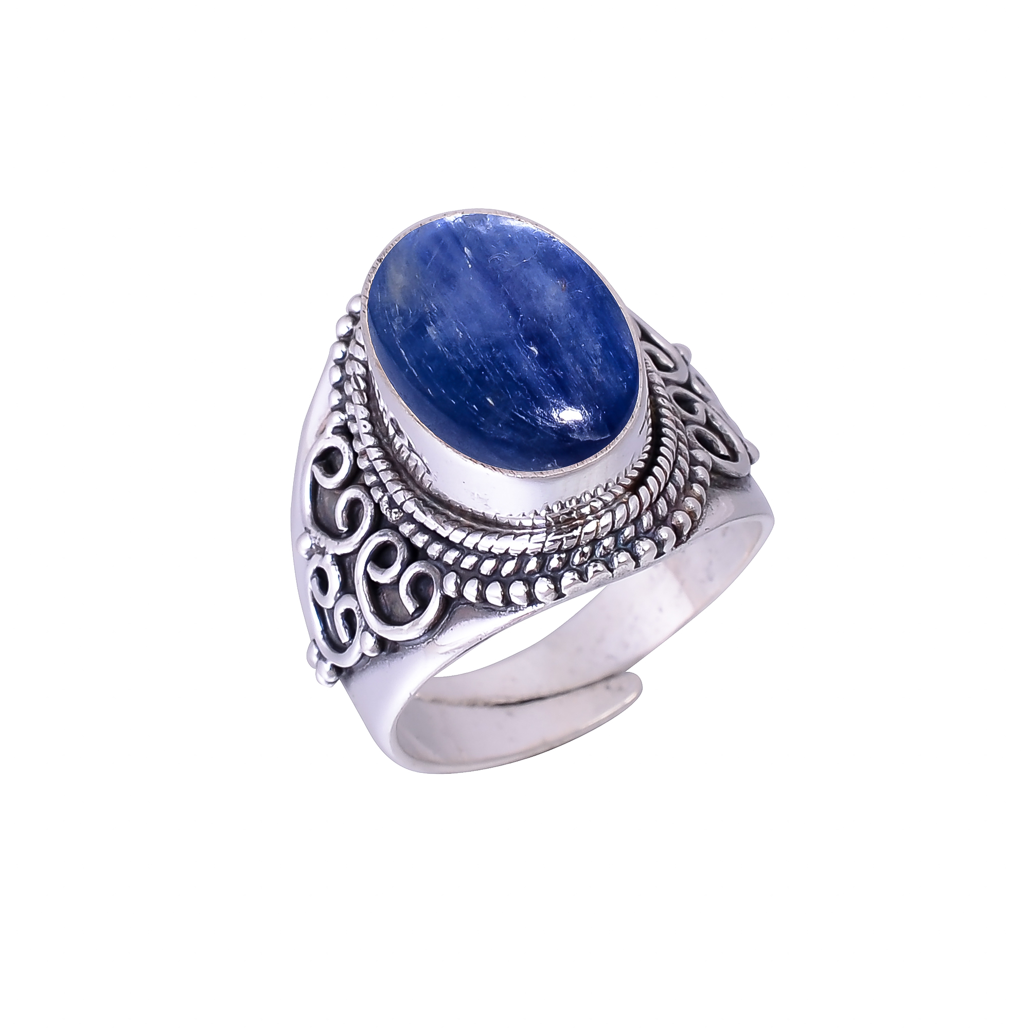 Kyanite - Nepal 925 Sterling Silver Ring