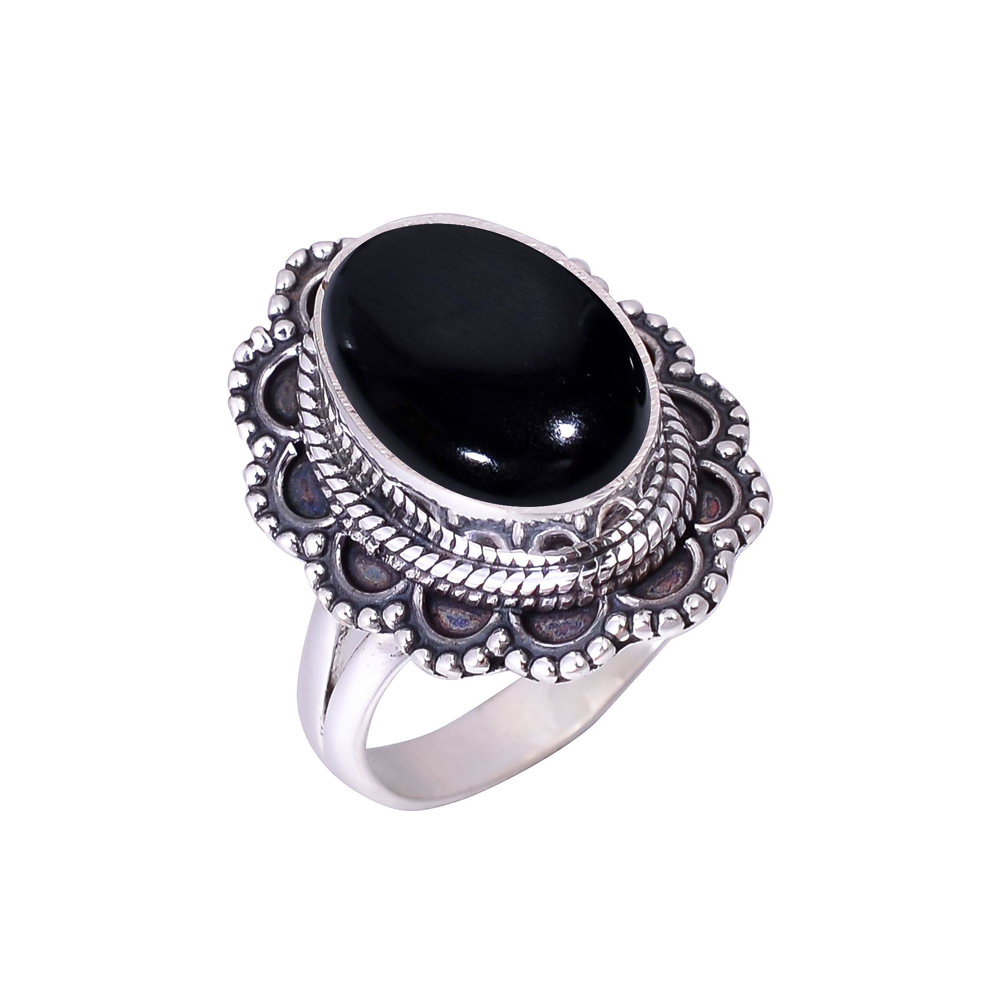 Black Onyx - Brazil 925 Sterling Silver Ring